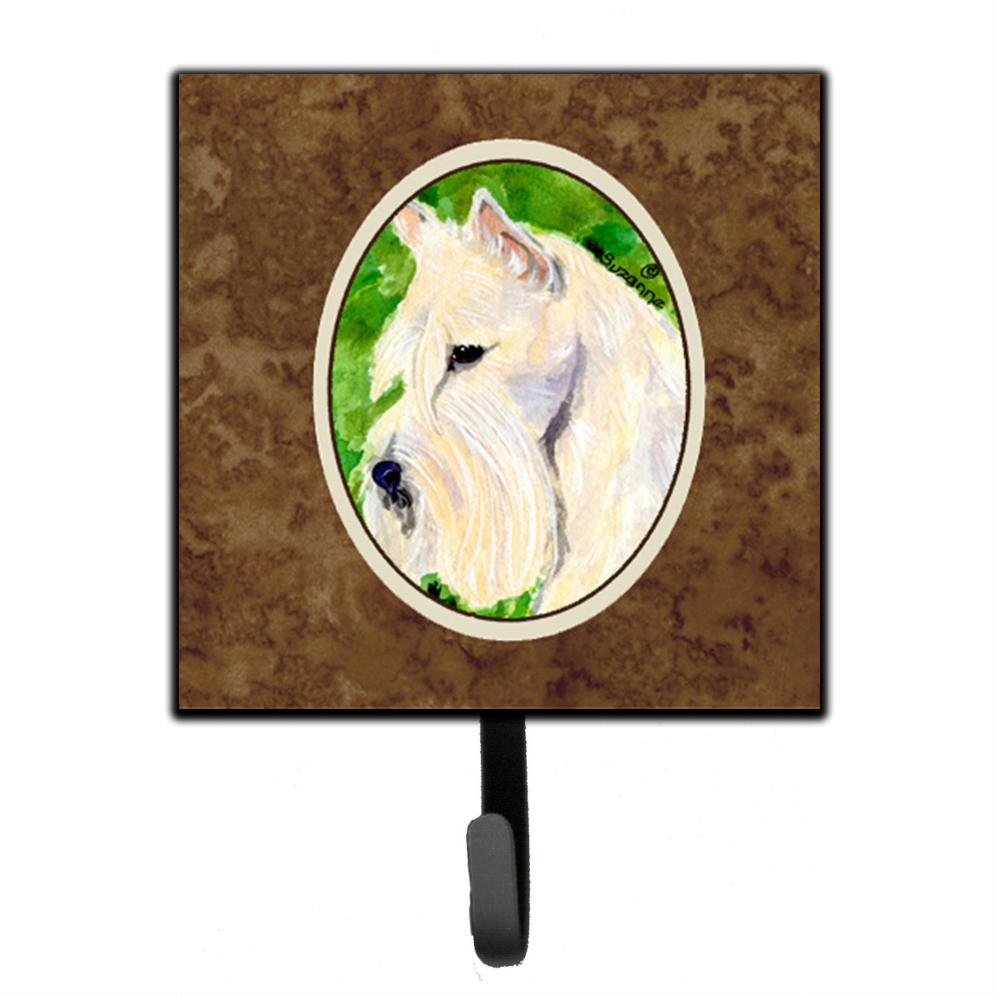 Caroline'S Treasures Ss8791Sh4 Scottish Terrier Leash Holder Or Key Hook, Small, Multicolor