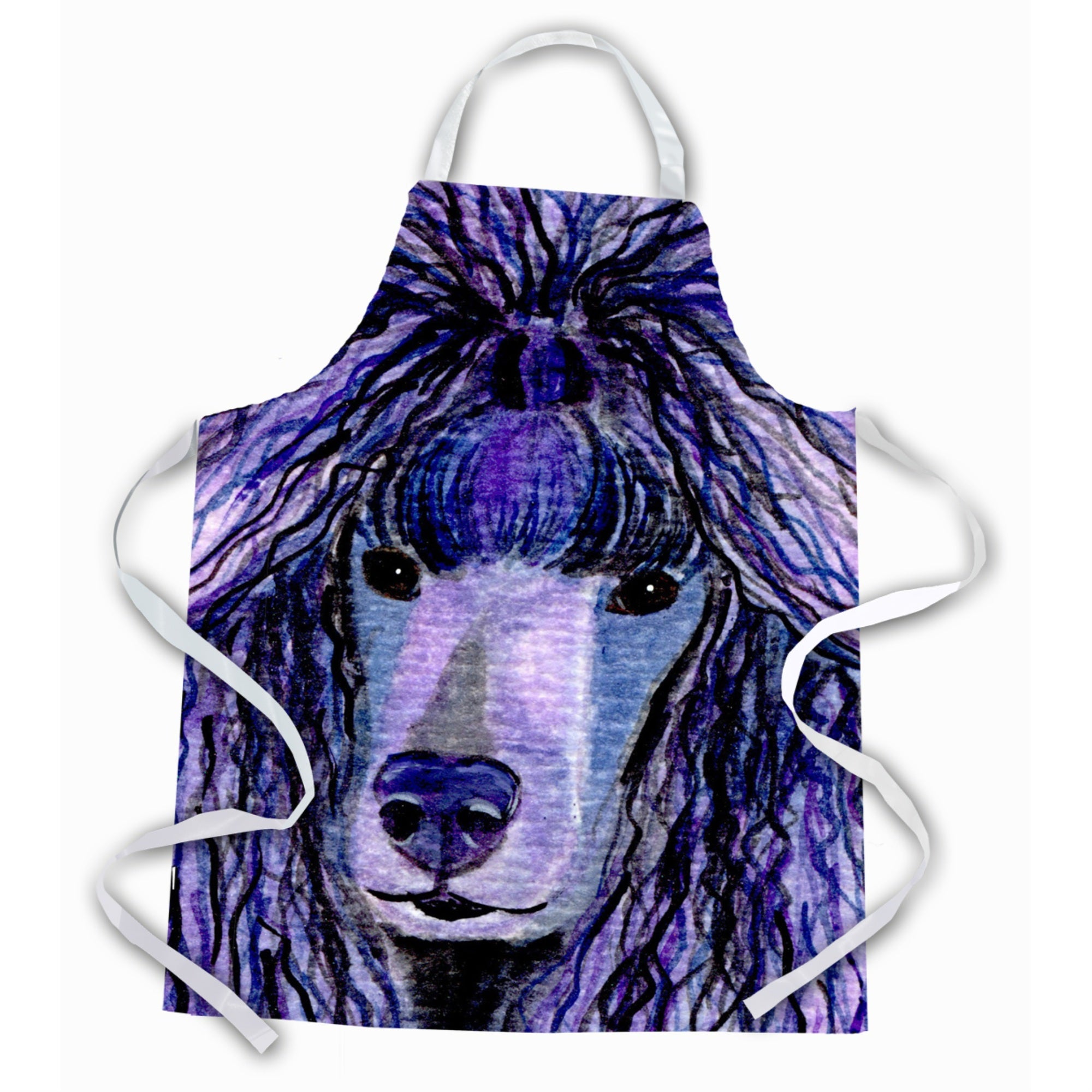 Caroline'S Treasures Ss8800Apron Poodle Apron, Large, Multicolor