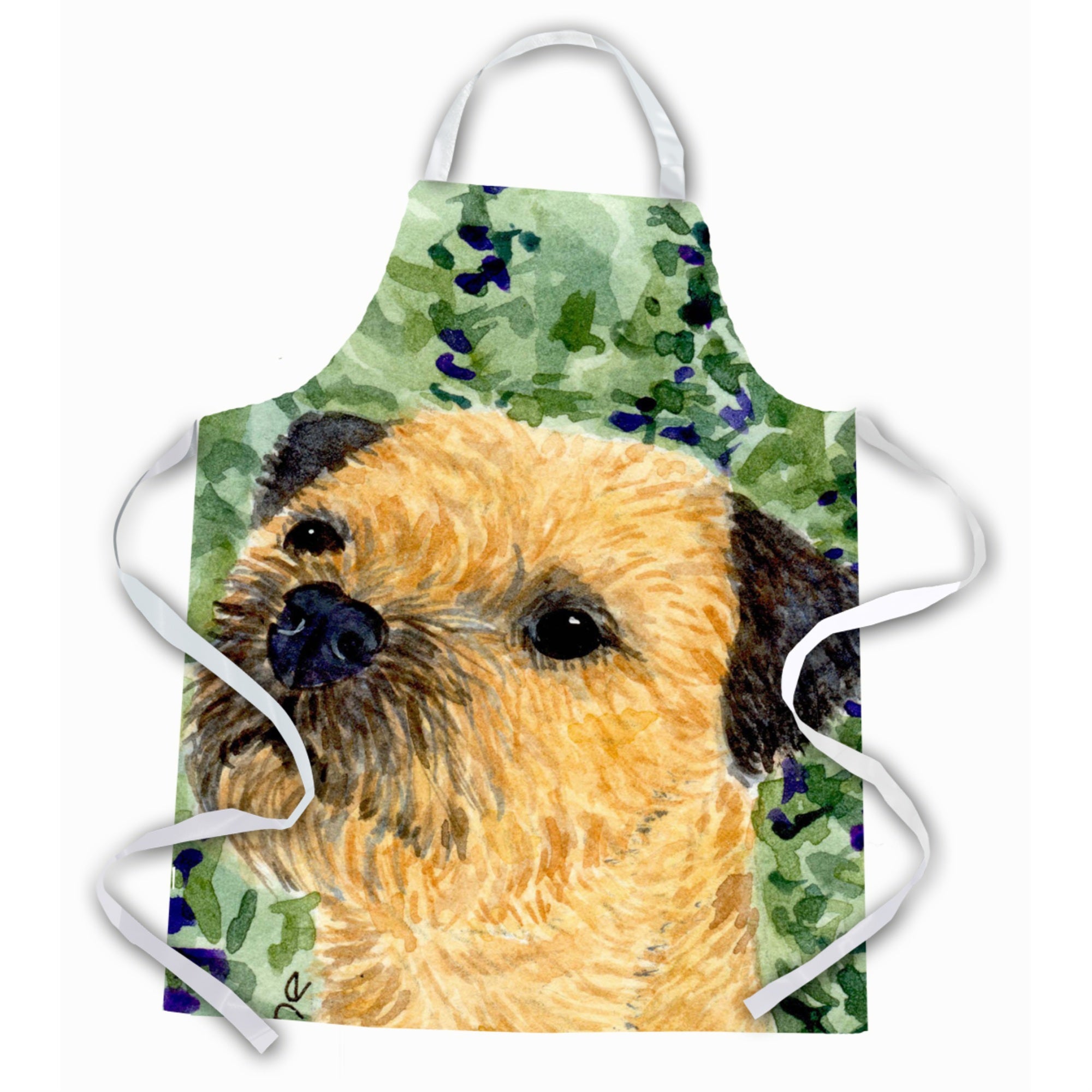 Caroline'S Treasures Ss8801Apron Border Terrier Apron, Large, Multicolor