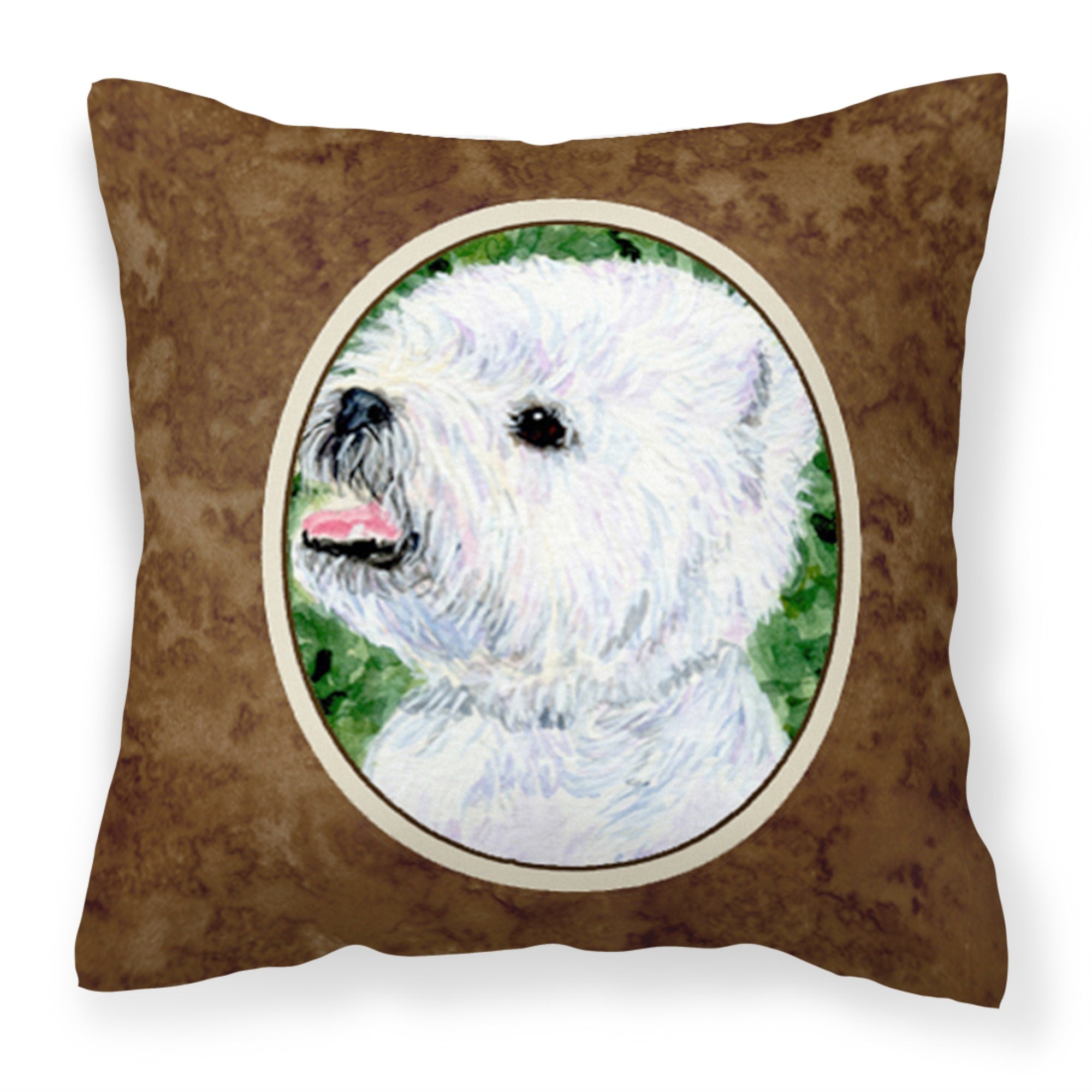 Caroline'S Treasures Ss8802Pw1414 Westie Decorative Canvas Fabric Pillow, Large, Multicolor