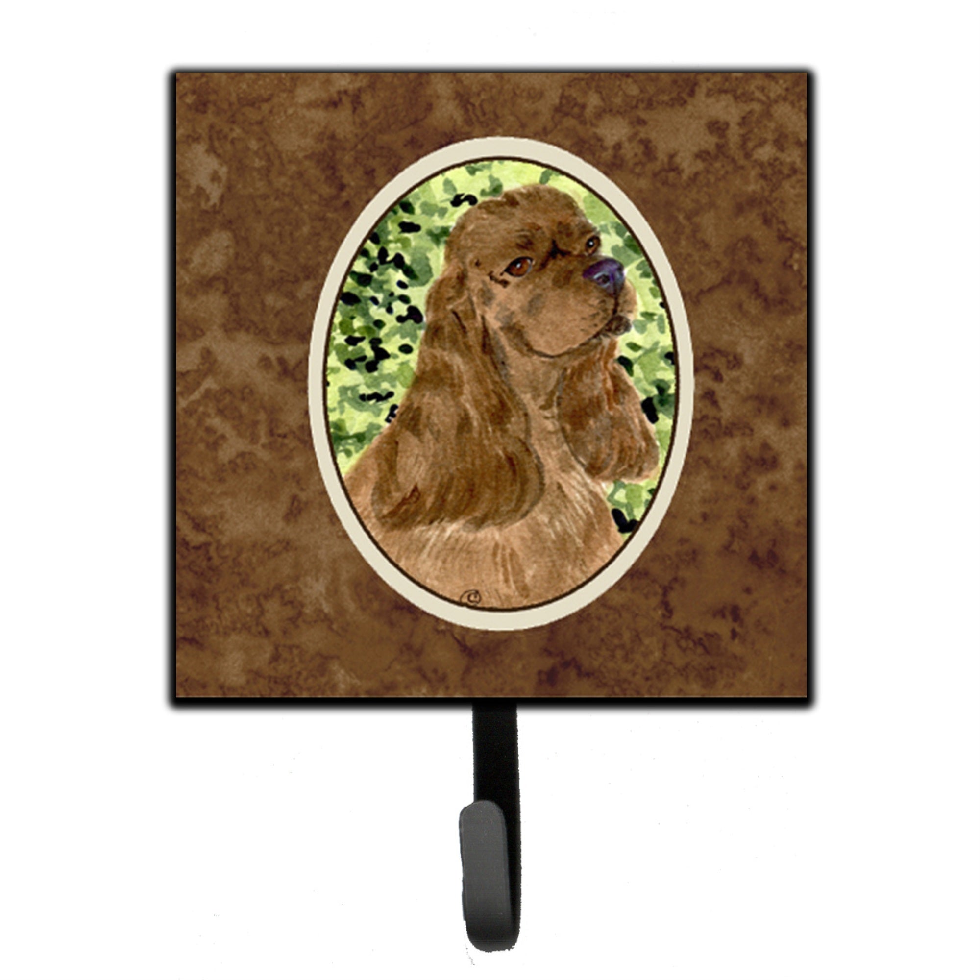 Caroline'S Treasures Ss8807Sh4 Cocker Spaniel Leash Holder Or Key Hook, Small, Multicolor