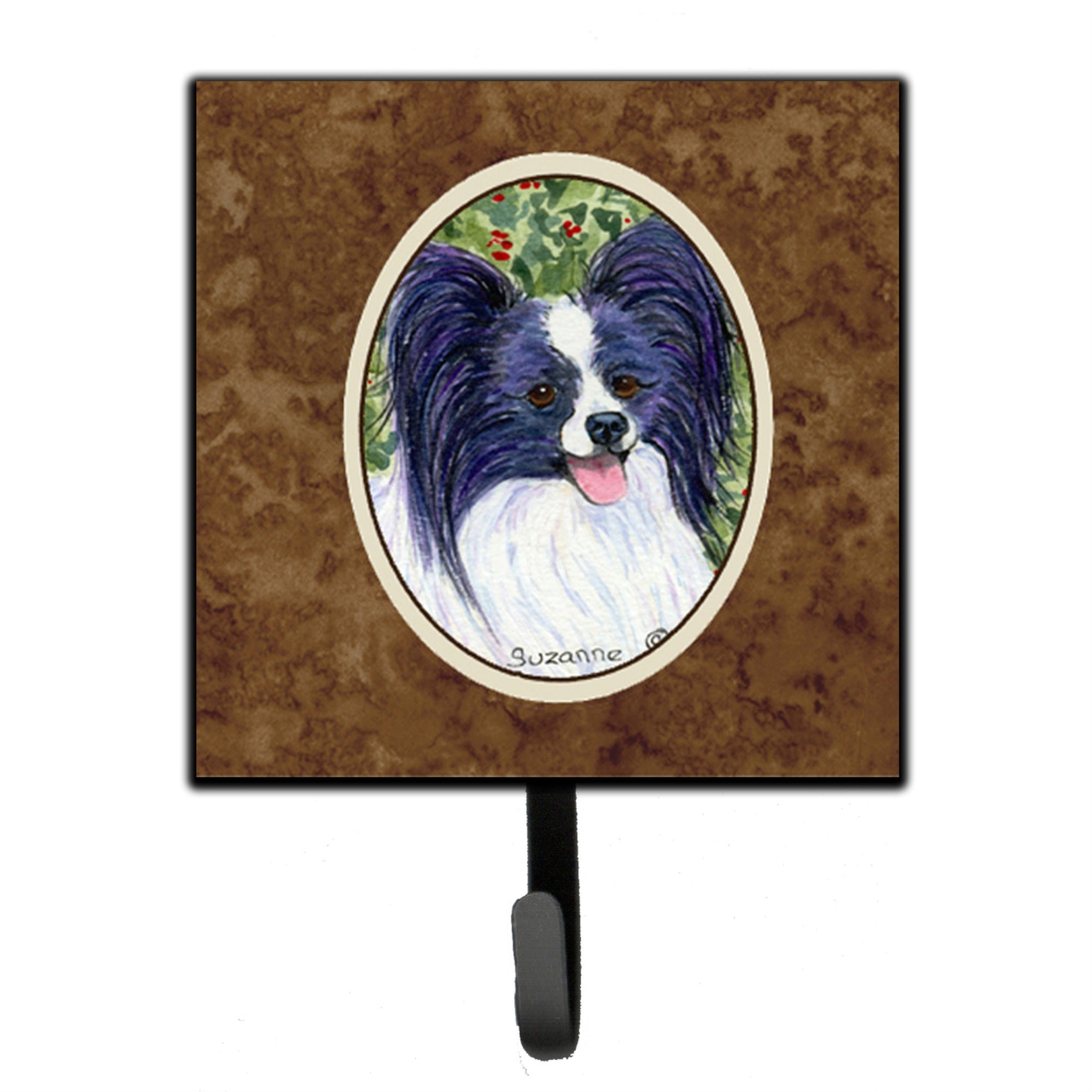 Caroline'S Treasures Ss8811Sh4 Papillion Leash Holder Or Key Hook, Small, Multicolor