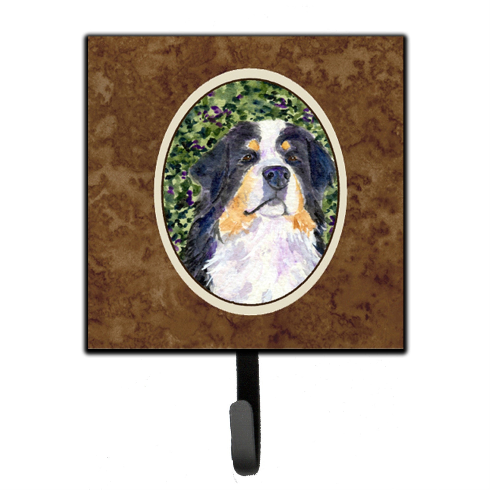 Caroline'S Treasures Ss8830Sh4 Bernese Mountain Dog Leash Holder Or Key Hook, Small, Multicolor