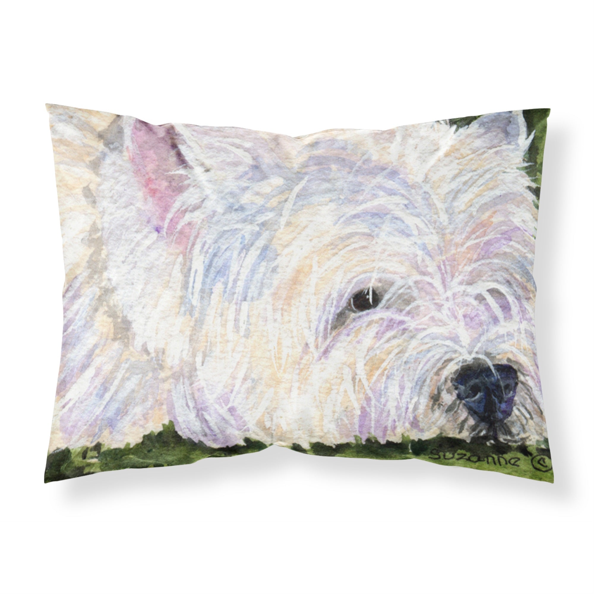 Caroline'S Treasures Ss8831Pillowcase Westie Moisture Wicking Fabric Standard Pillowcase, Large, Multicolor