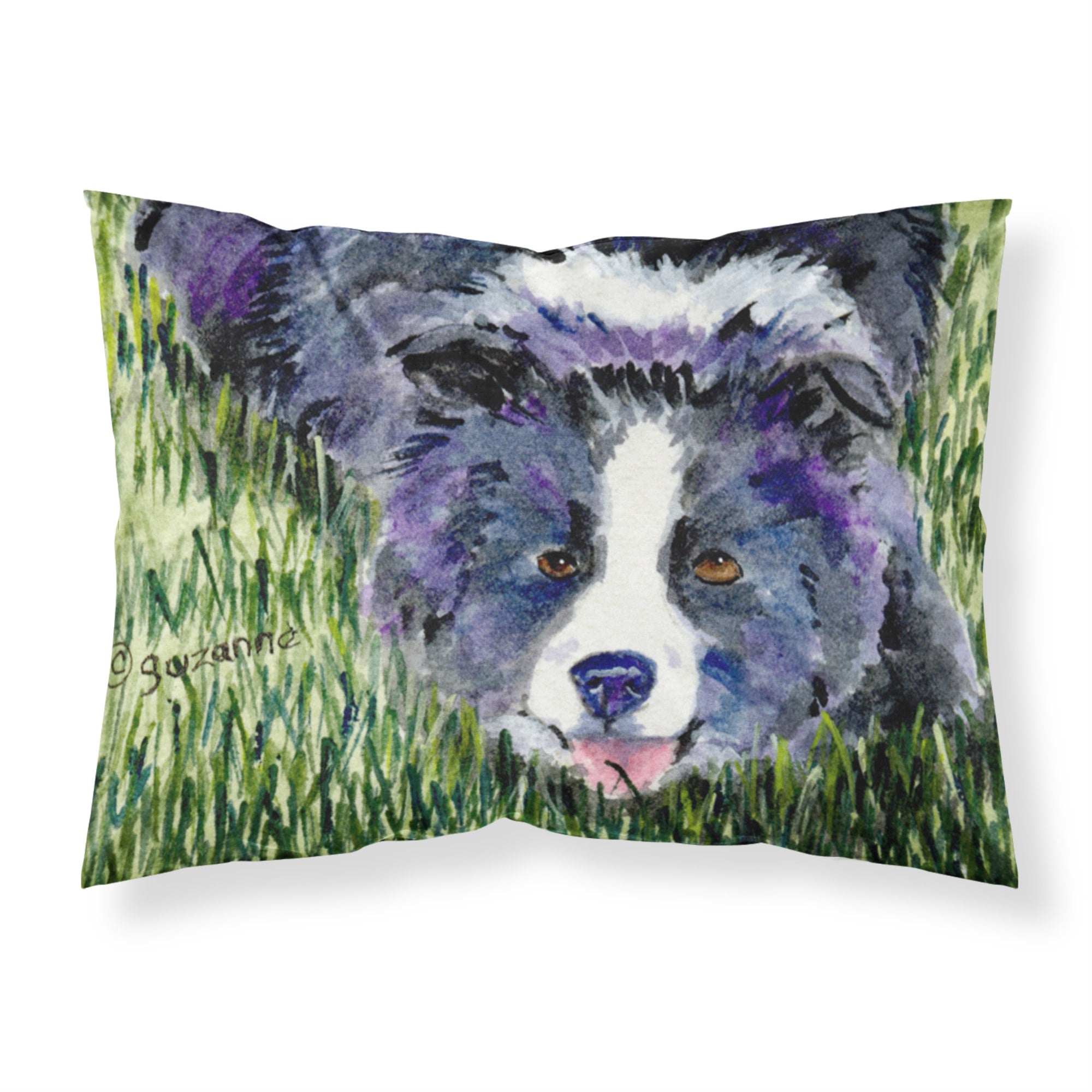 Caroline'S Treasures Ss8836Pillowcase Border Collie Moisture Wicking Fabric Standard Pillowcase, Large, Multicolor