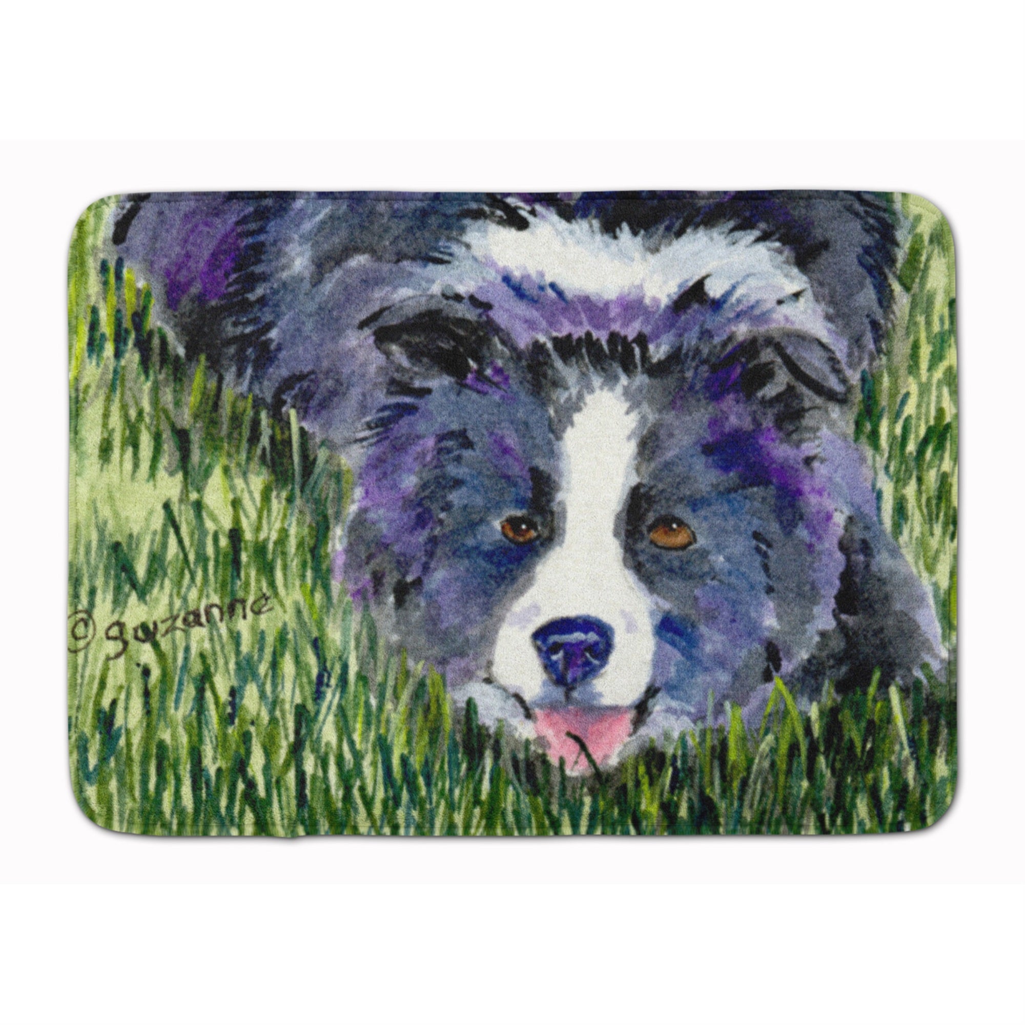 Caroline'S Treasures Border Collie Floor Mat, 19 X 27, Multicolor