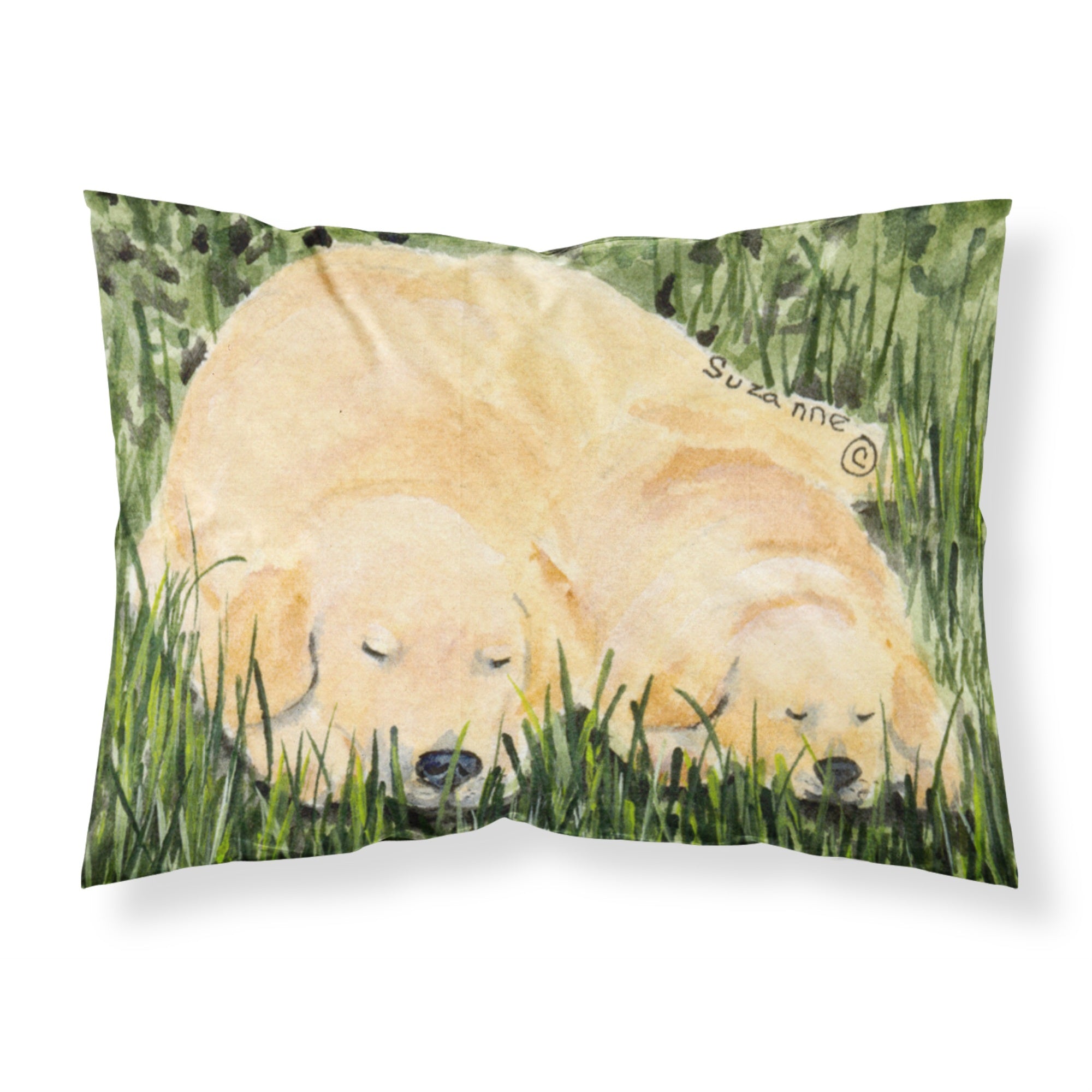 Caroline'S Treasures Ss8838Pillowcase Golden Retriever Moisture Wicking Fabric Standard Pillowcase, Large, Multicolor