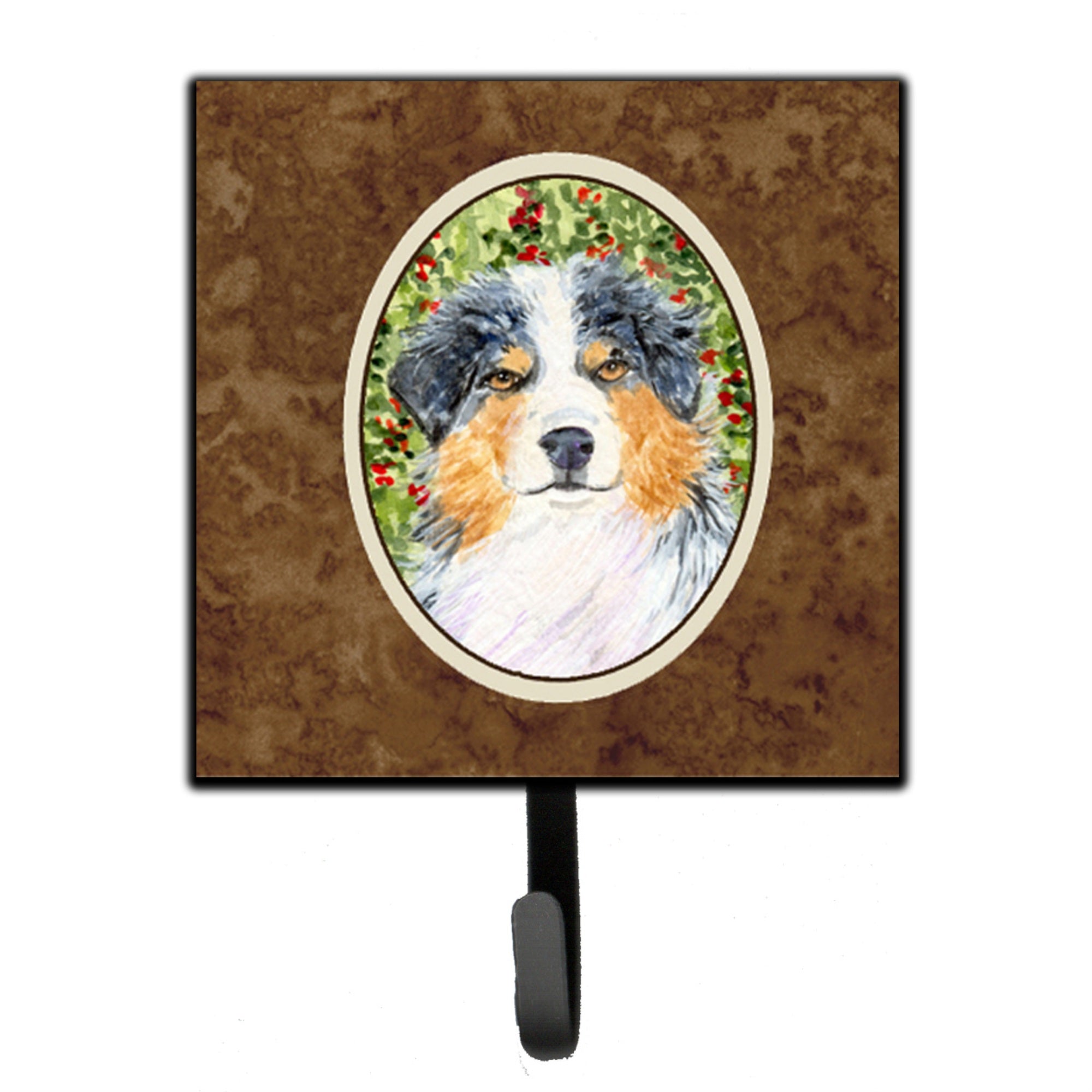 Caroline'S Treasures Ss8848Sh4 Australian Shepherd Leash Holder Or Key Hook, Small, Multicolor