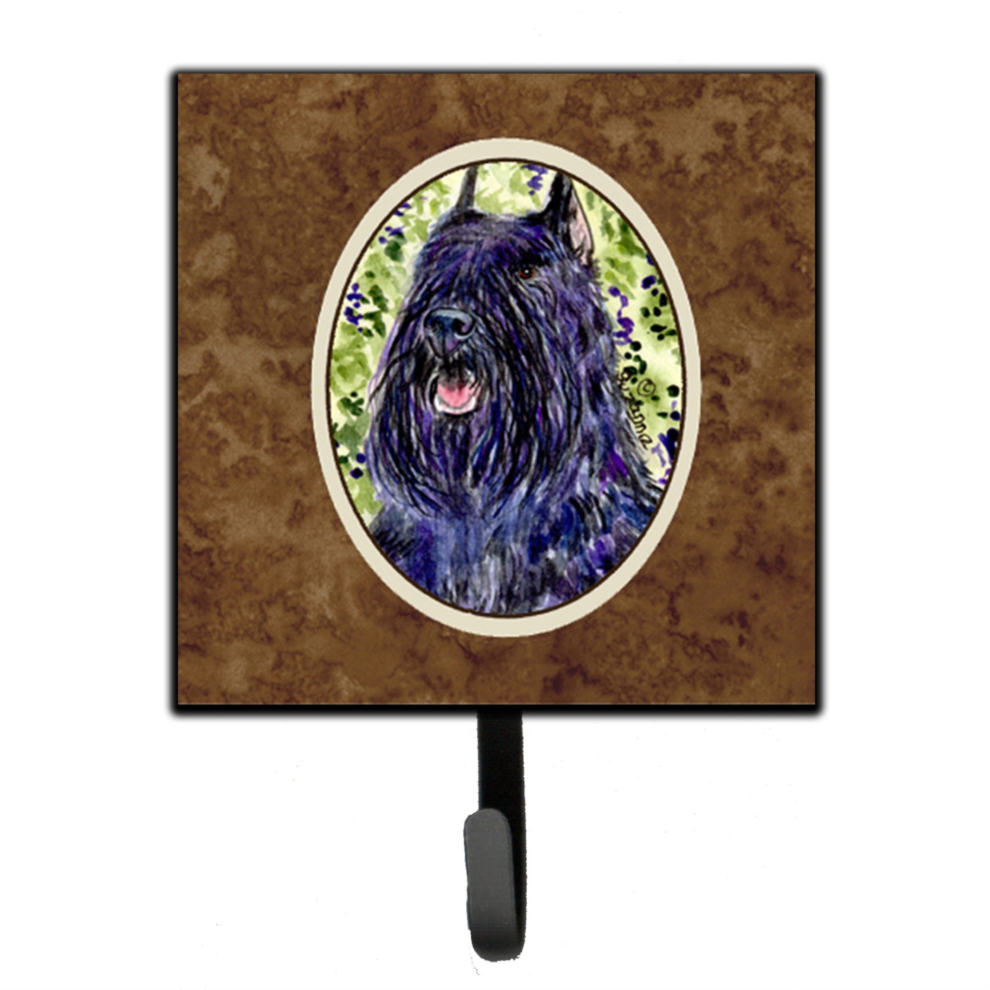 Caroline'S Treasures Ss8853Sh4 Bouvier Des Flandres Leash Holder Or Key Hook, Small, Multicolor