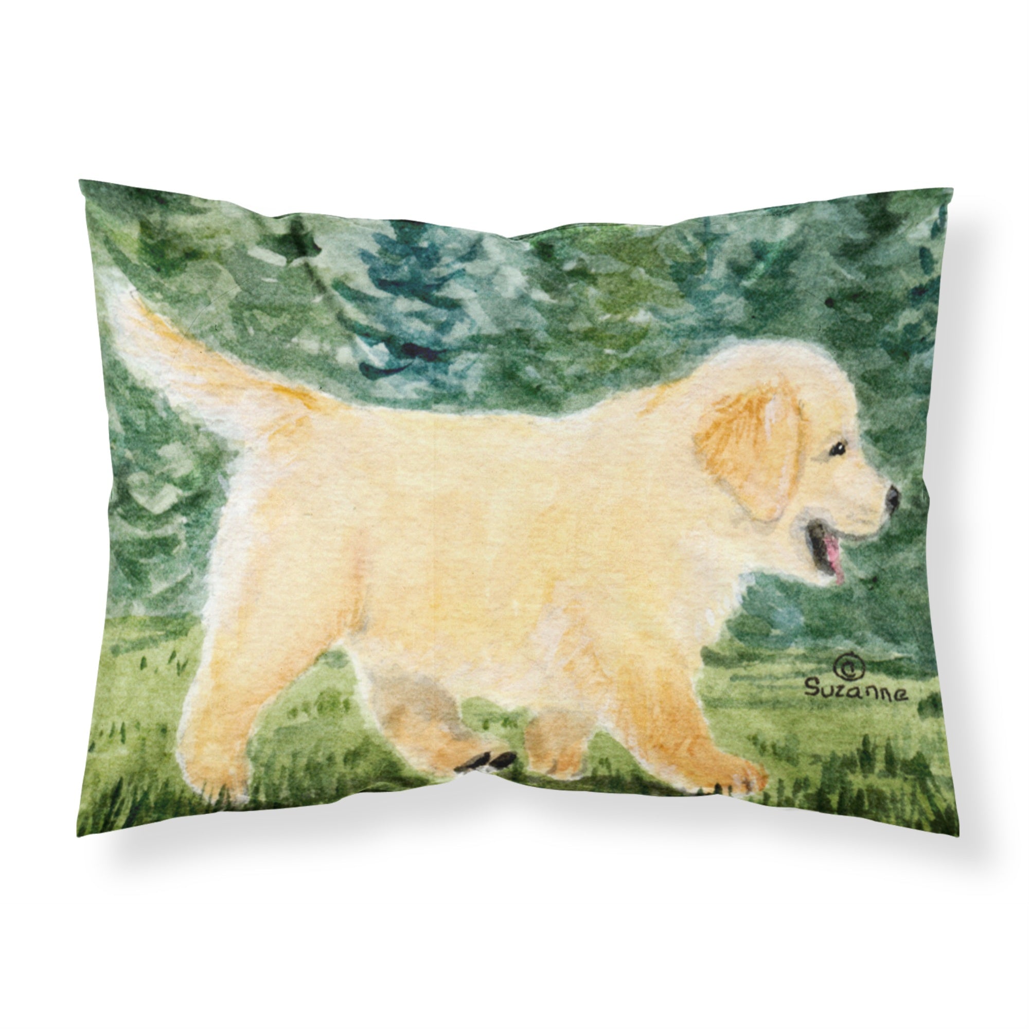 Caroline'S Treasures Ss8859Pillowcase Golden Retriever Moisture Wicking Fabric Standard Pillowcase, Large, Multicolor