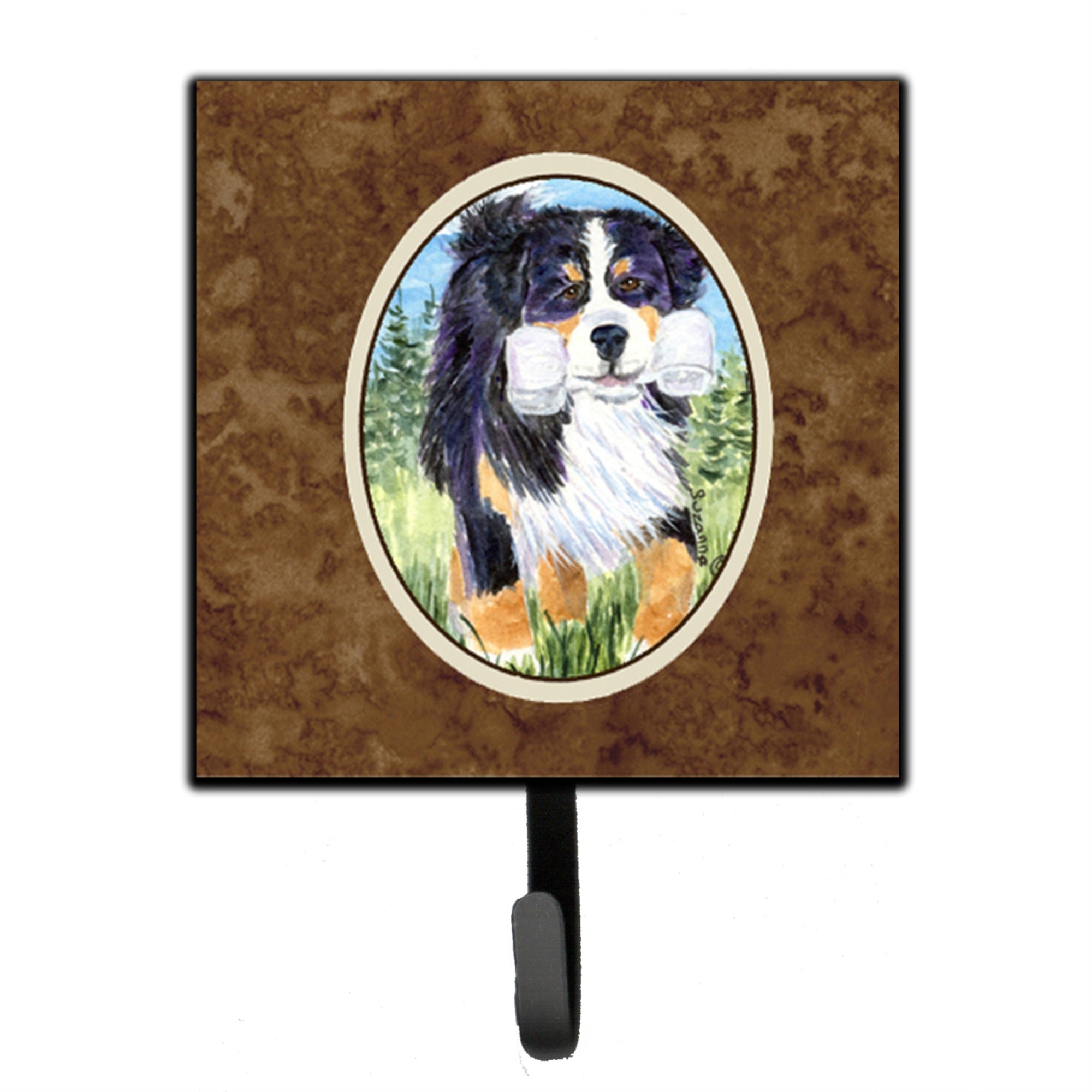Caroline'S Treasures Ss8860Sh4 Bernese Mountain Dog Leash Holder Or Key Hook, Small, Multicolor