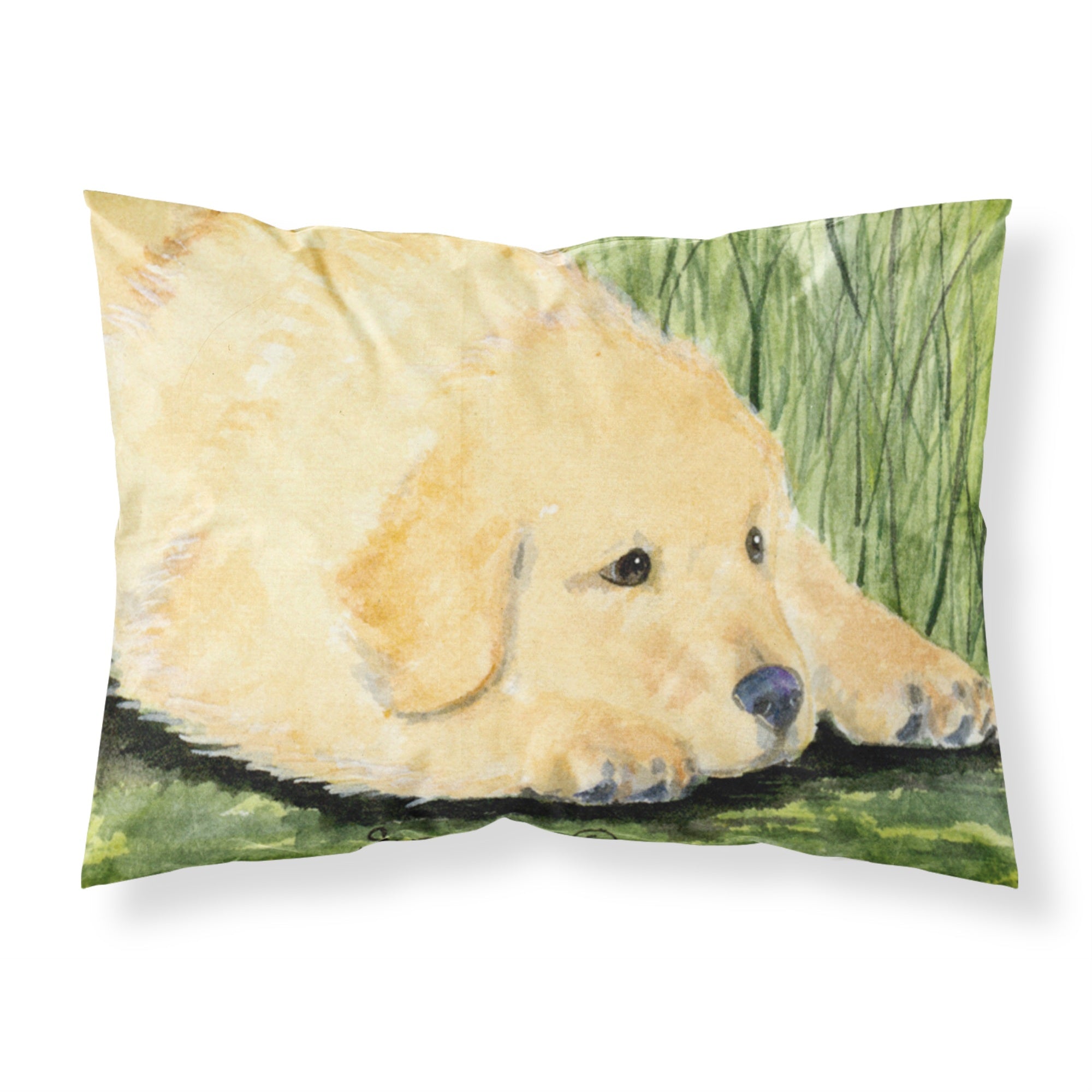 Caroline'S Treasures Ss8864Pillowcase Golden Retriever Moisture Wicking Fabric Standard Pillowcase, Large, Multicolor