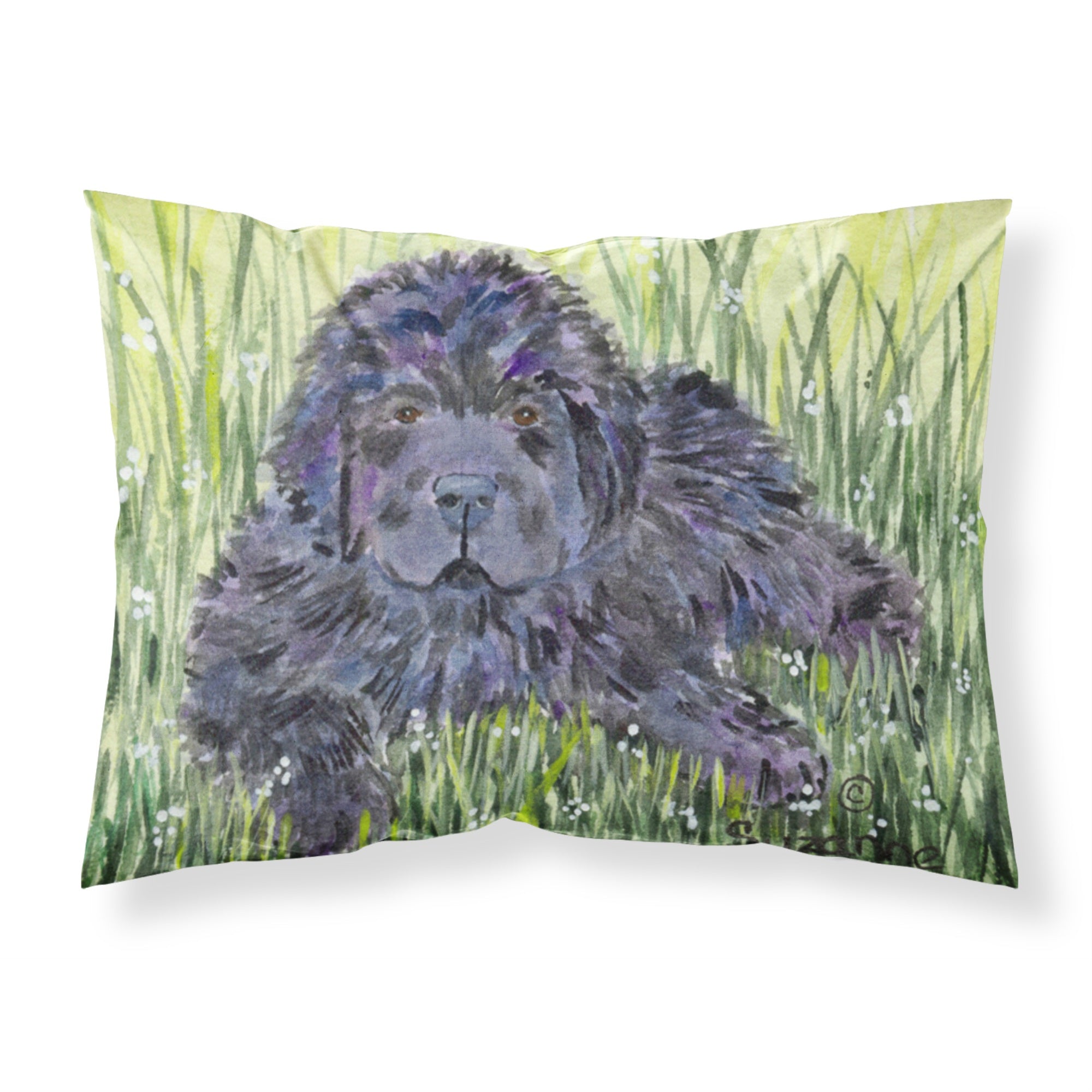 Caroline'S Treasures Ss8872Pillowcase Newfoundland Moisture Wicking Fabric Standard Pillowcase, Large, Multicolor