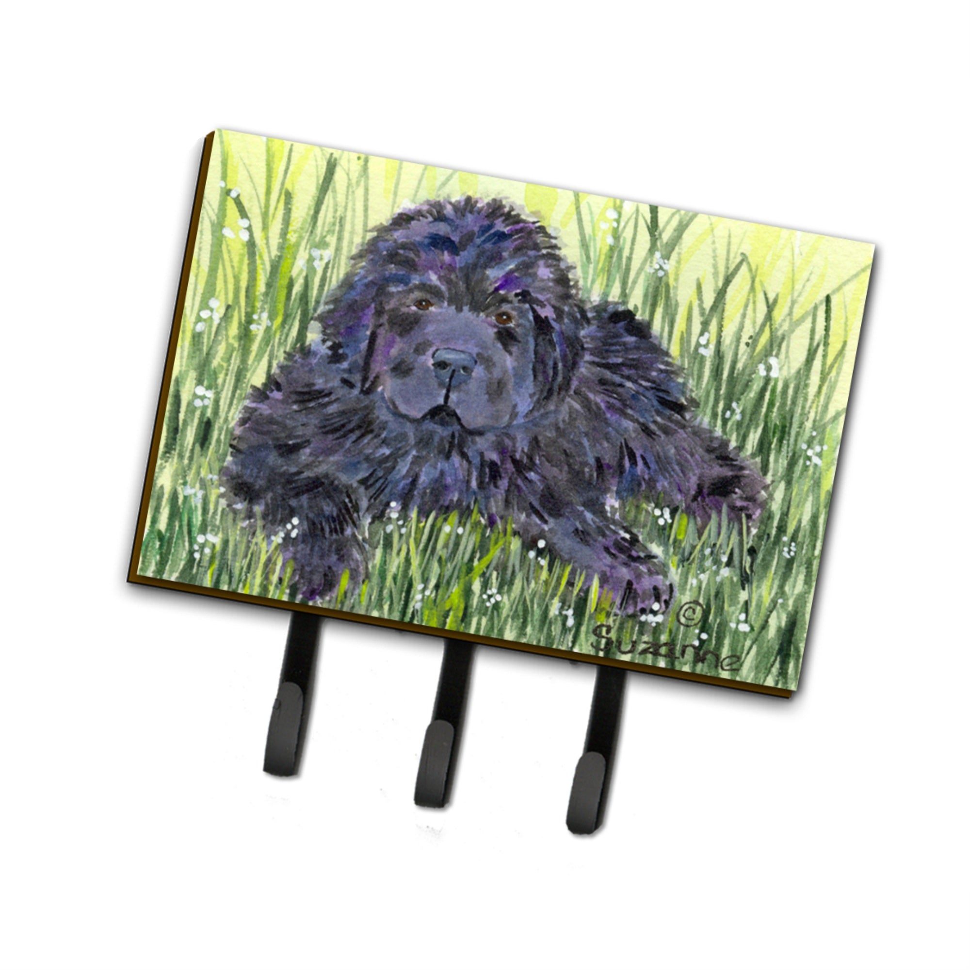 Caroline'S Treasures Ss8872Th68 Newfoundland Leash Holder Or Key Hook, Large, Multicolor