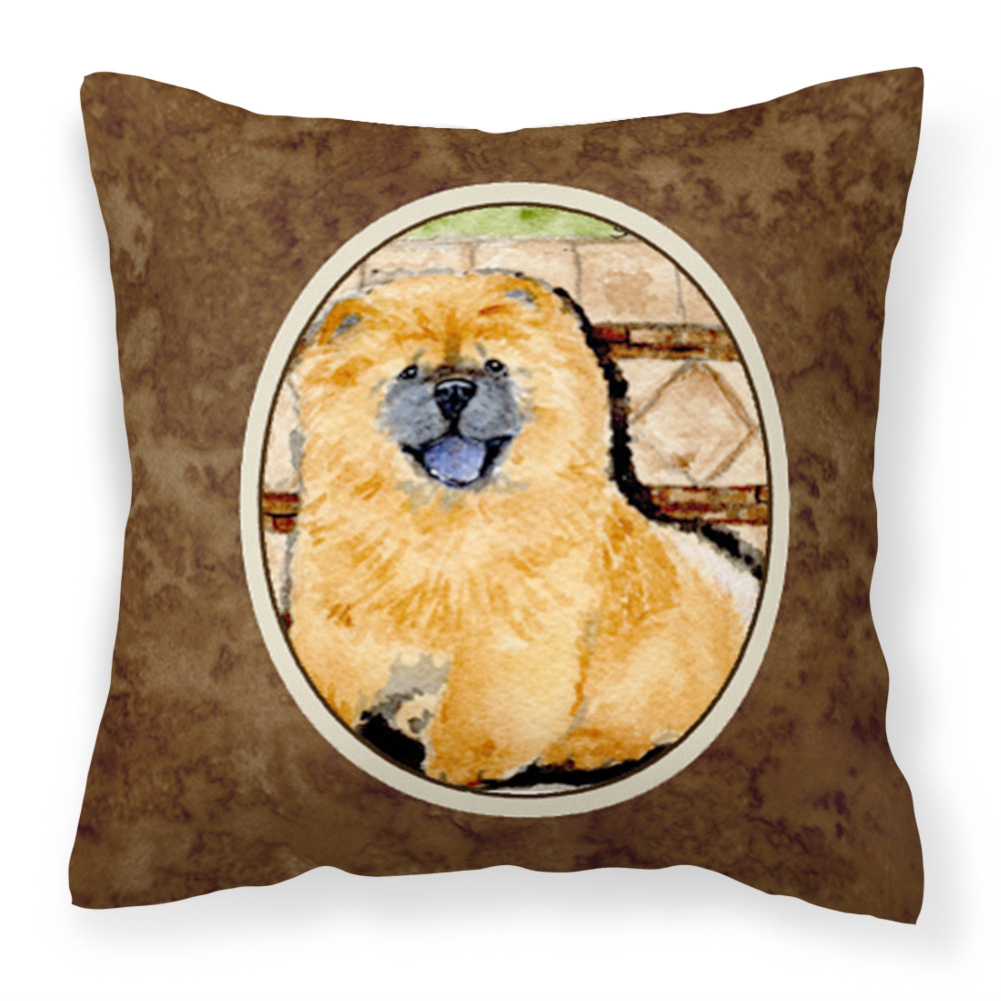 Caroline'S Treasures Ss8875Pw1414 Chow Chow Decorative Canvas Fabric Pillow, Large, Multicolor