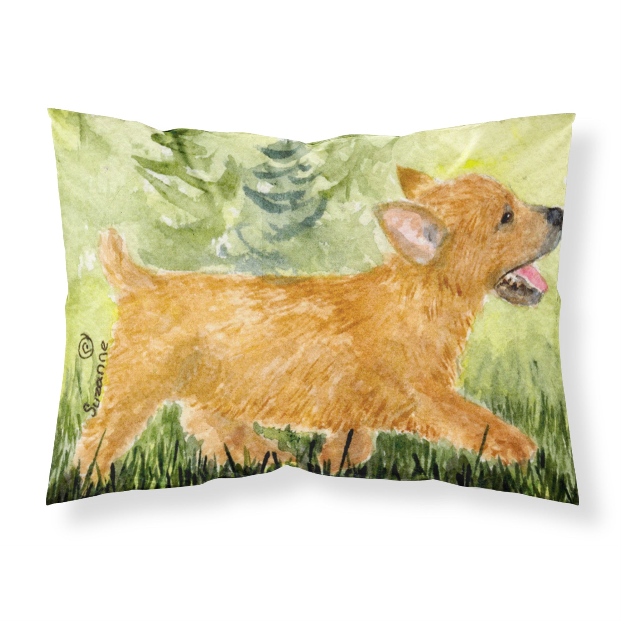 Caroline'S Treasures Ss8884Pillowcase Norwich Terrier Moisture Wicking Fabric Standard Pillowcase, Large, Multicolor