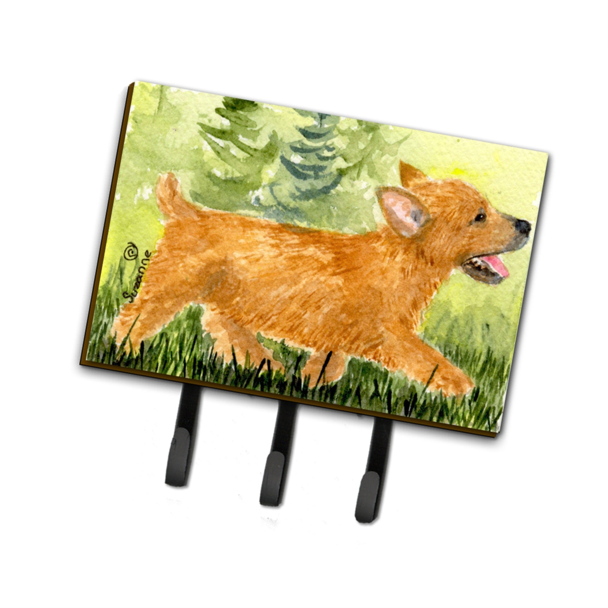 Caroline'S Treasures Ss8884Th68 Norwich Terrier Leash Holder Or Key Hook, Large, Multicolor