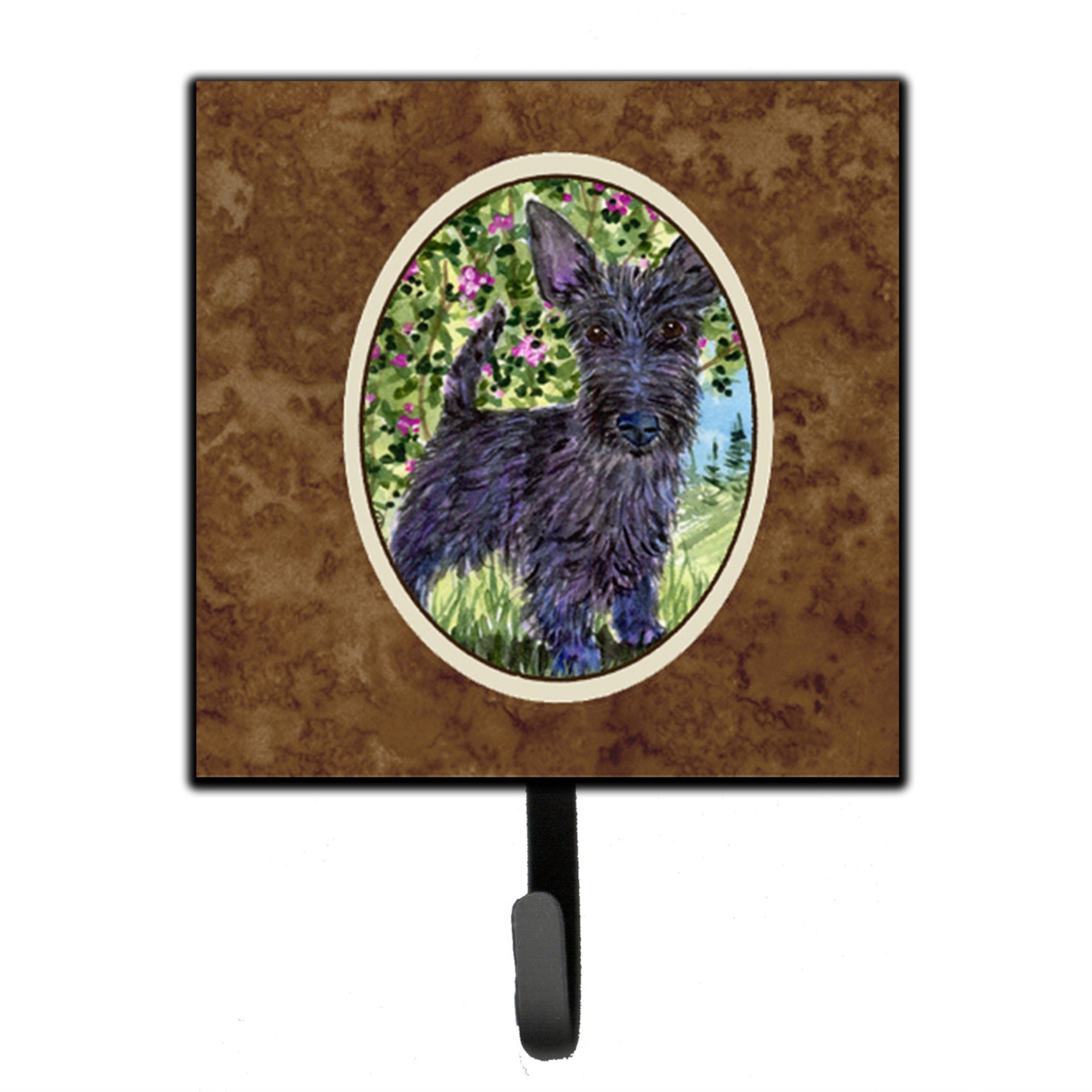 Caroline'S Treasures Ss8889Sh4 Scottish Terrier Leash Holder Or Key Hook, Small, Multicolor