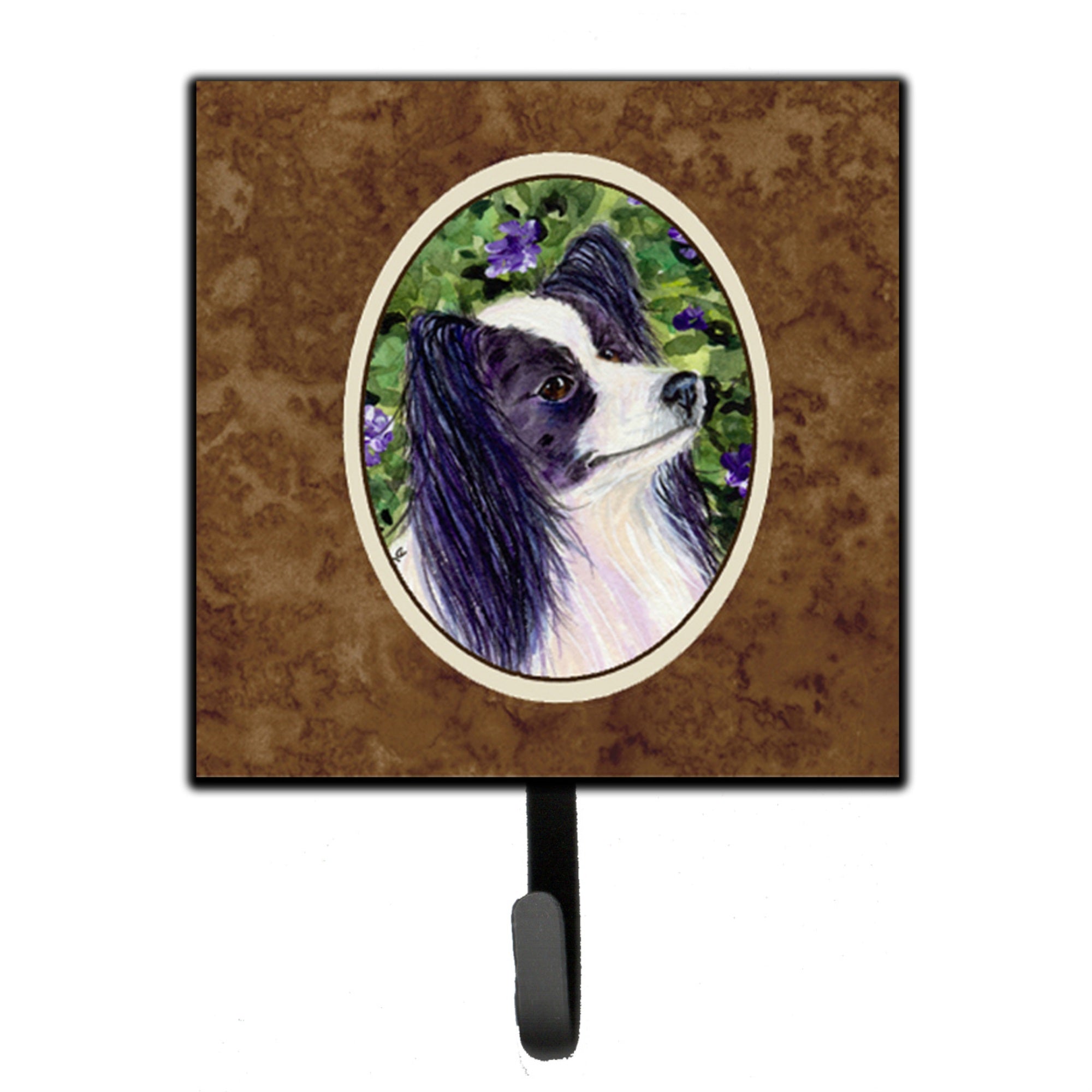 Caroline'S Treasures Ss8896Sh4 Papillion Leash Holder Or Key Hook, Small, Multicolor