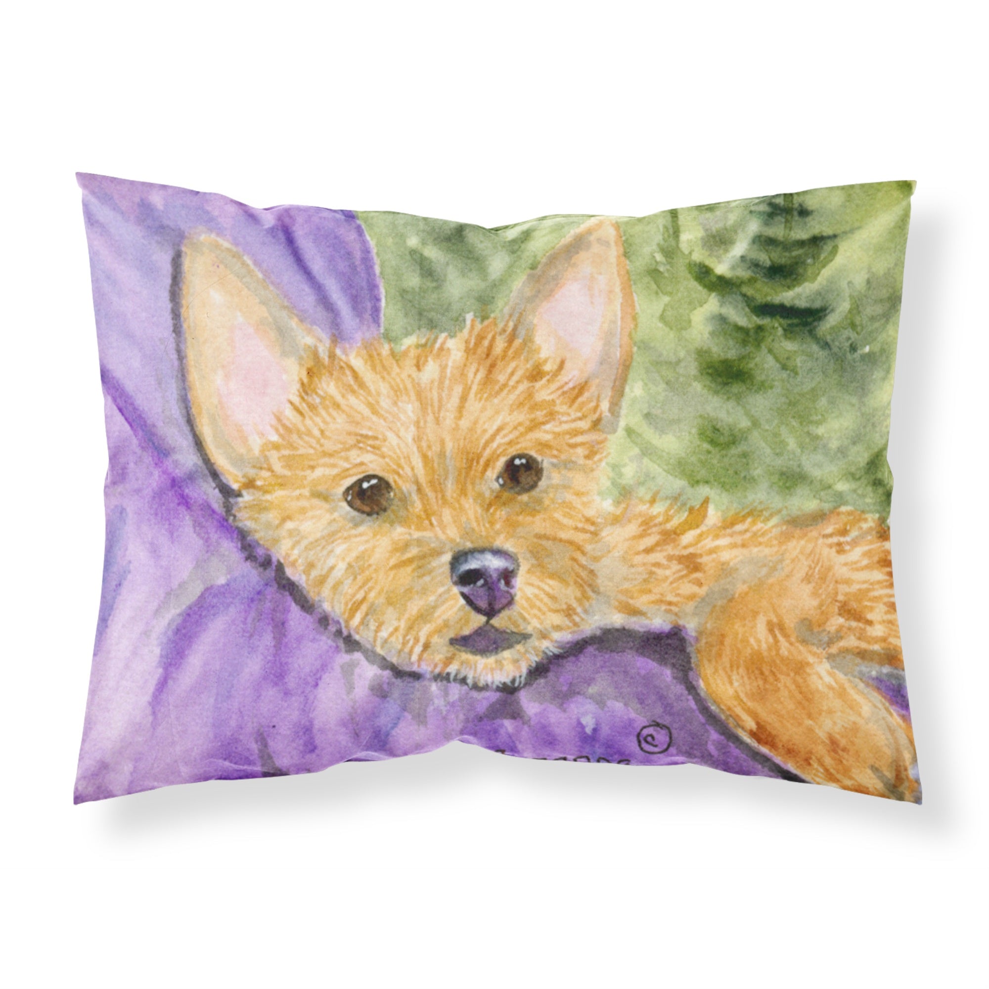 Caroline'S Treasures Ss8898Pillowcase Norwich Terrier Moisture Wicking Fabric Standard Pillowcase, Large, Multicolor