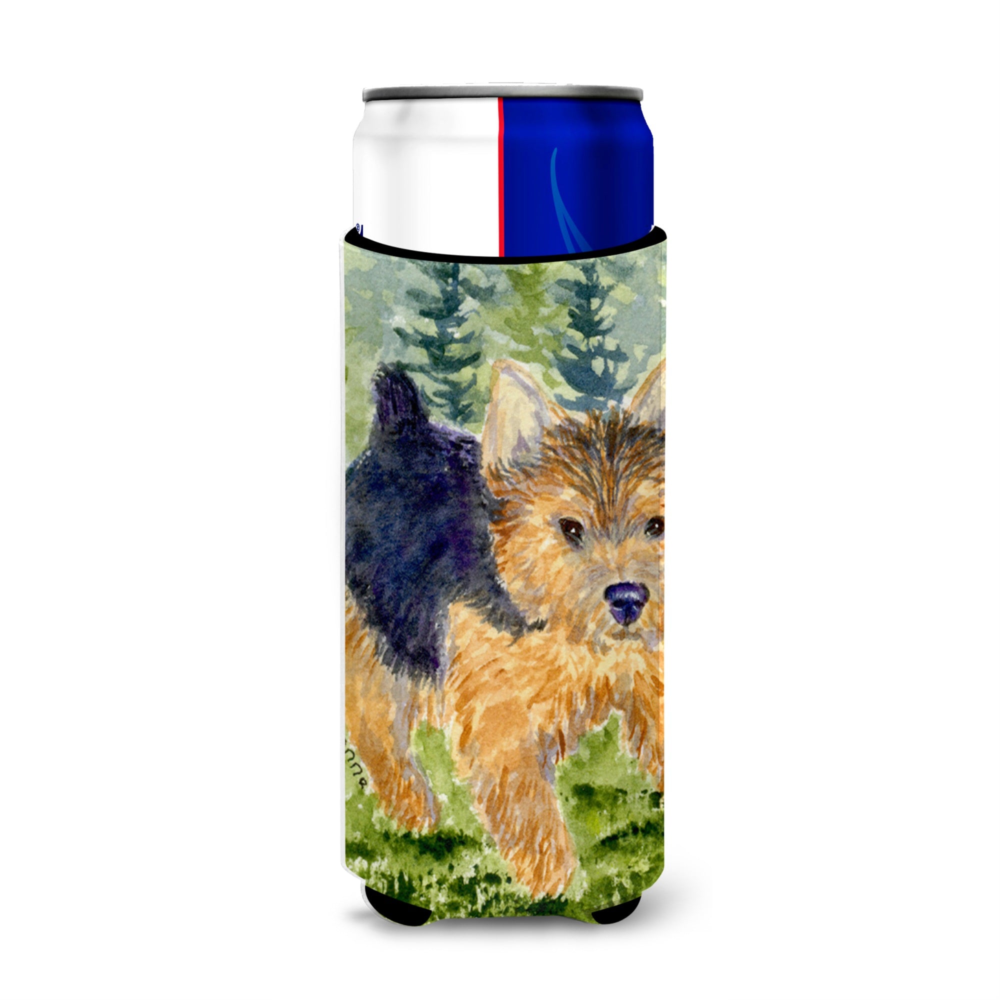 Norwich Terrier Ultra Beverage Insulators For Slim Cans Ss8907Muk