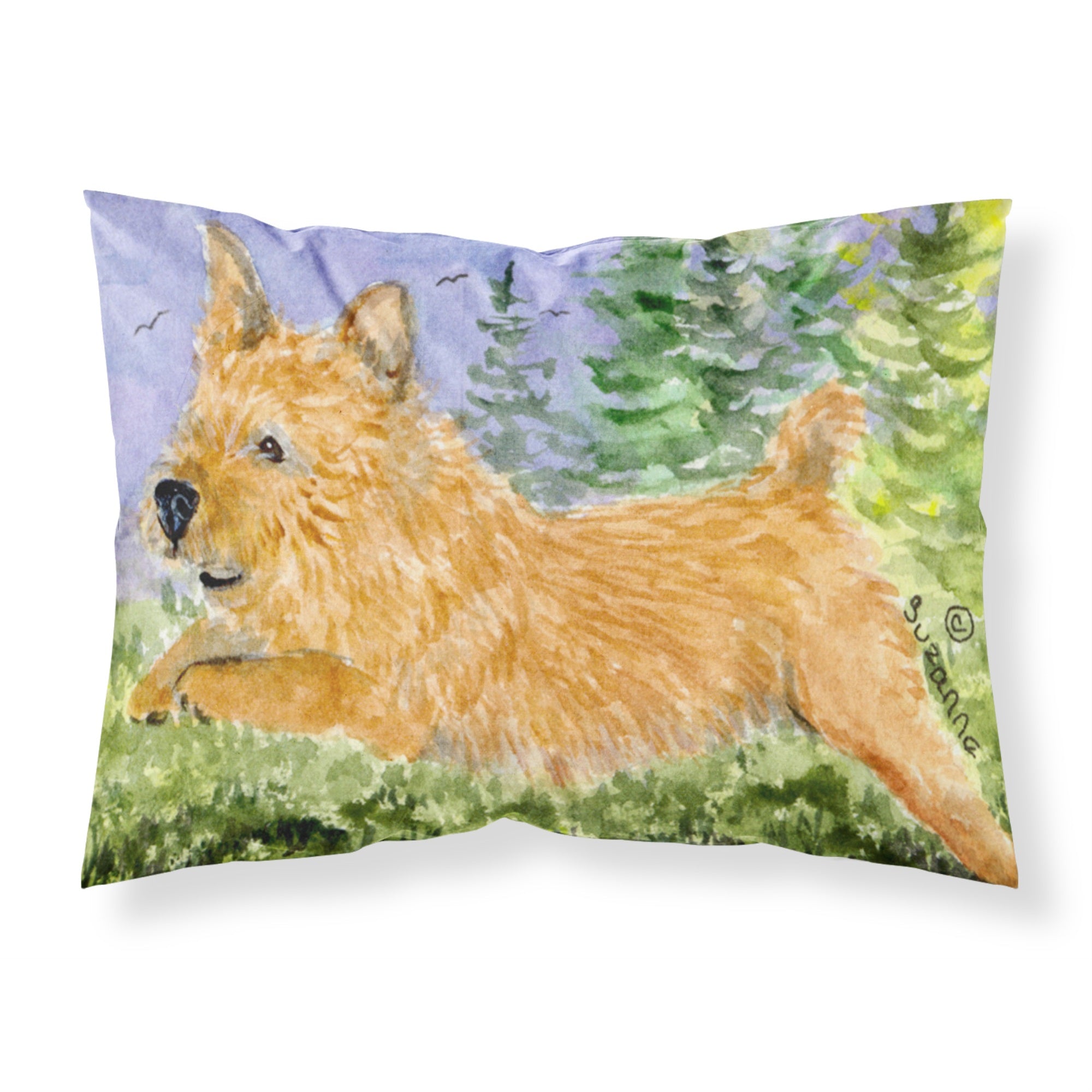 Caroline'S Treasures Ss8910Pillowcase Norwich Terrier Moisture Wicking Fabric Standard Pillowcase, Large, Multicolor