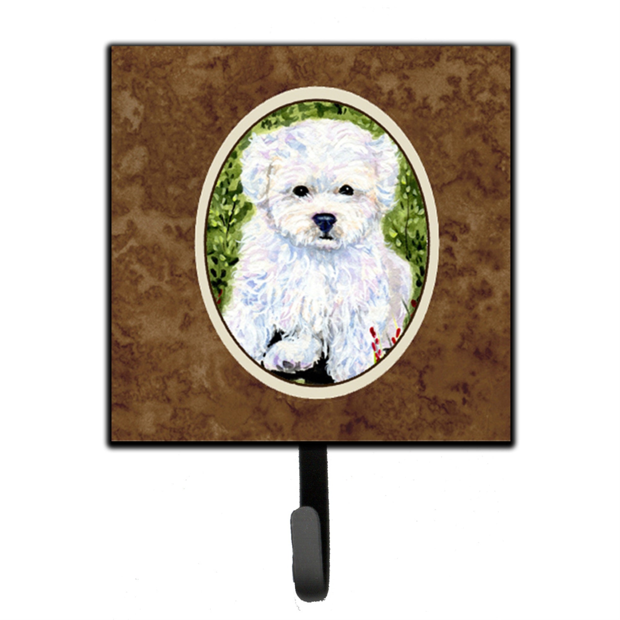 Caroline'S Treasures Ss8913Sh4 Bichon Frise Leash Holder Or Key Hook, Small, Multicolor