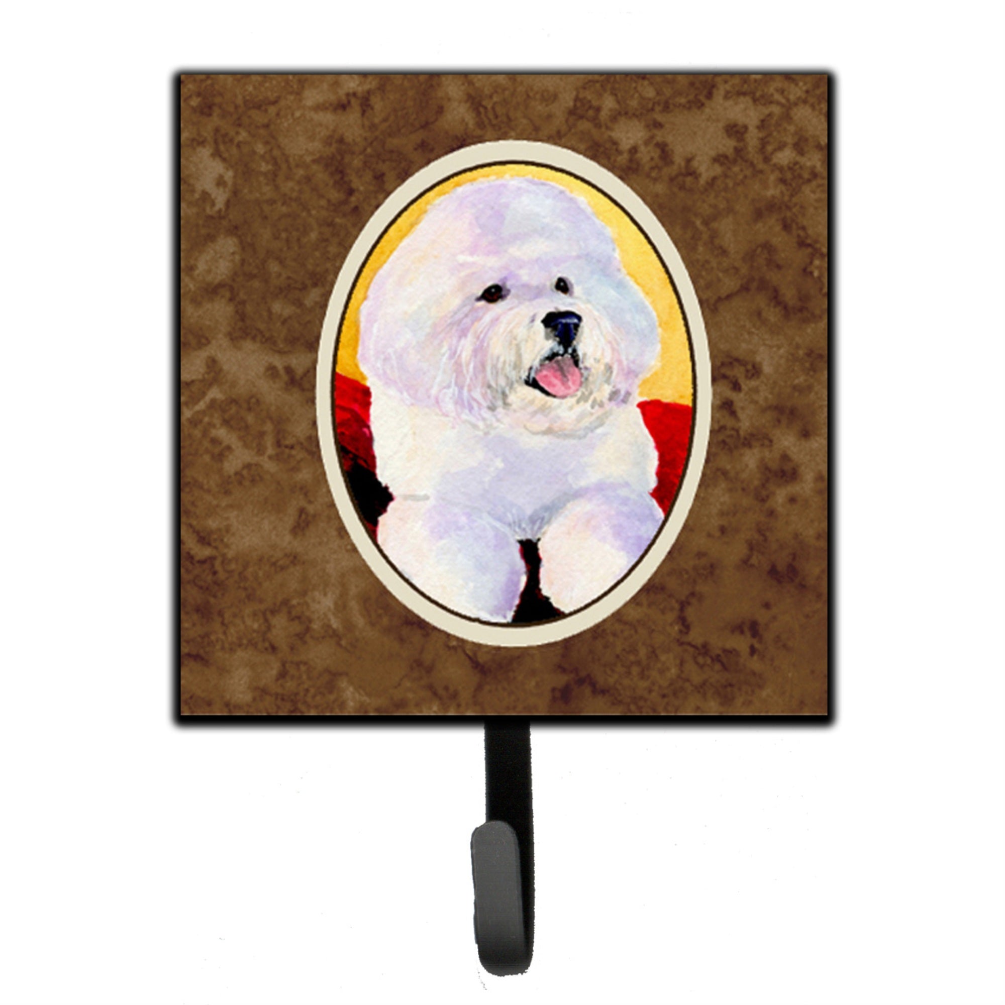 Caroline'S Treasures Ss8921Sh4 Bichon Frise Leash Holder Or Key Hook, Small, Multicolor