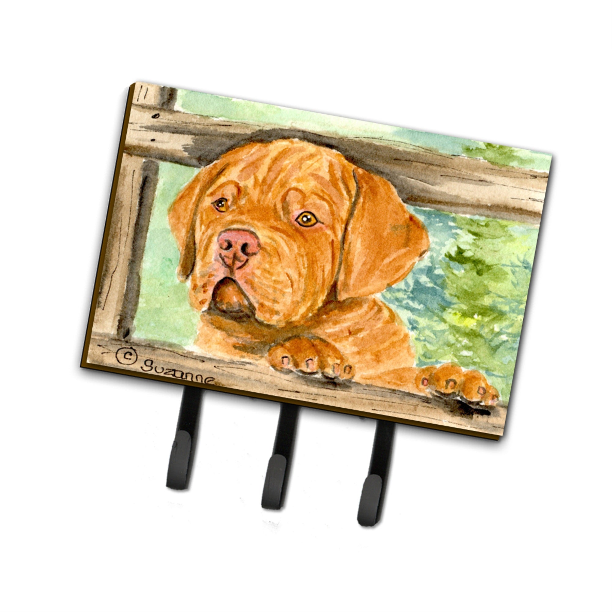 Caroline'S Treasures Ss8926Th68 Dogue De Bordeaux Leash Holder Or Key Hook, Large, Multicolor
