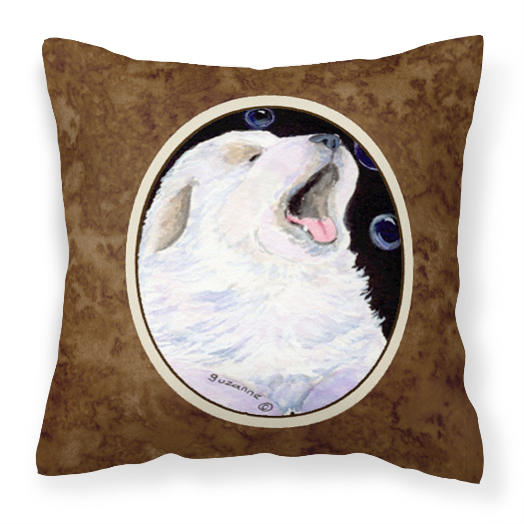 Caroline'S Treasures Ss8942Pw1414 Great Pyrenees Decorative Canvas Fabric Pillow, Large, Multicolor