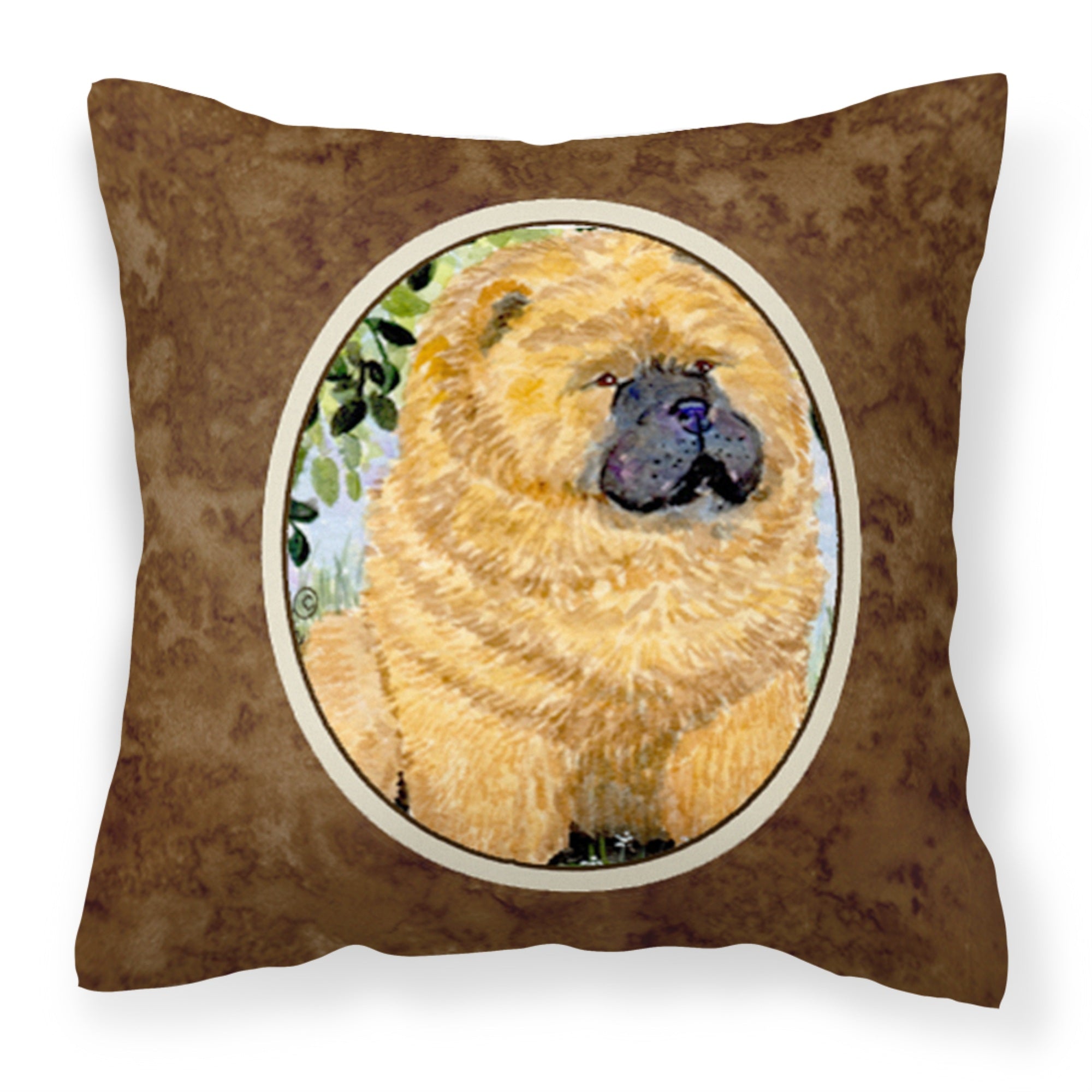 Caroline'S Treasures Ss8945Pw1414 Chow Chow Decorative Canvas Fabric Pillow, Large, Multicolor