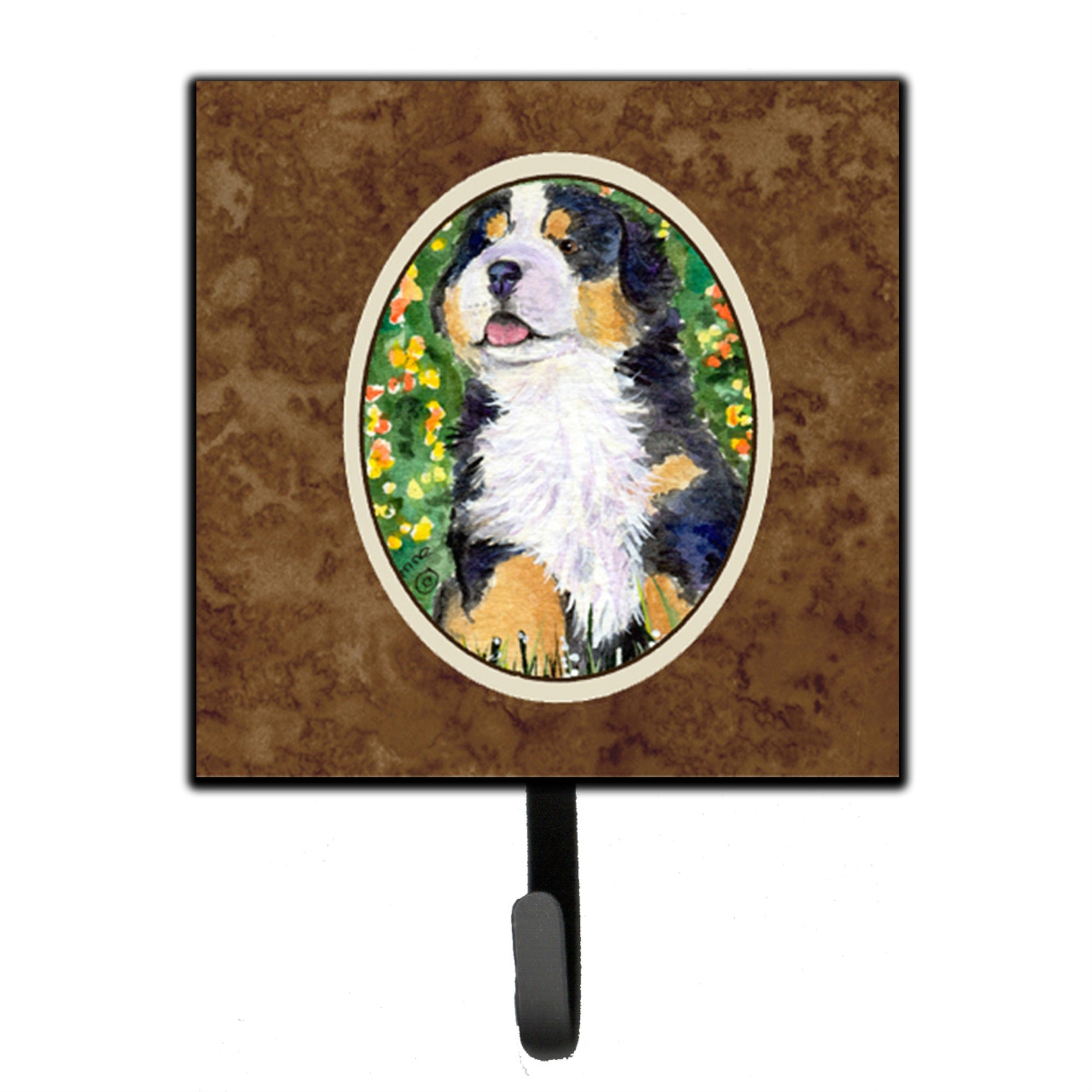 Caroline'S Treasures Ss8955Sh4 Bernese Mountain Dog Leash Holder Or Key Hook, Small, Multicolor