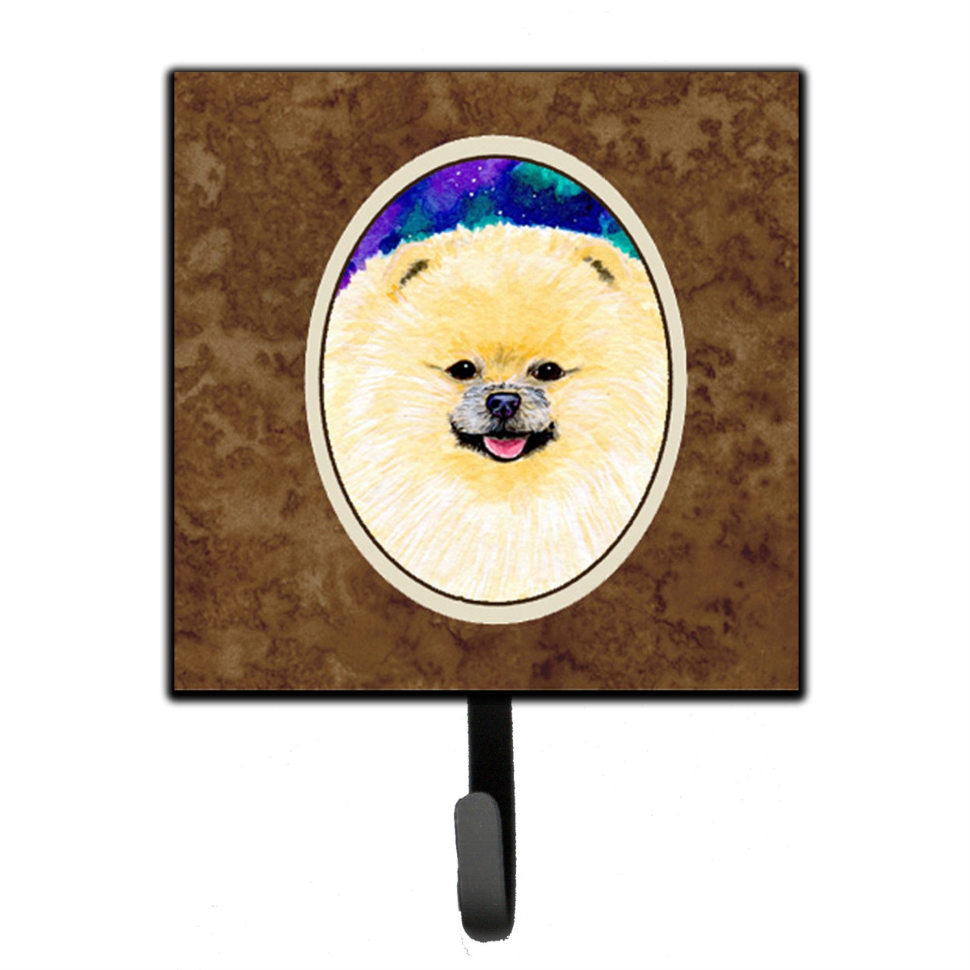Caroline'S Treasures Ss8997Sh4 Pomeranian Leash Holder Or Key Hook, Small, Multicolor