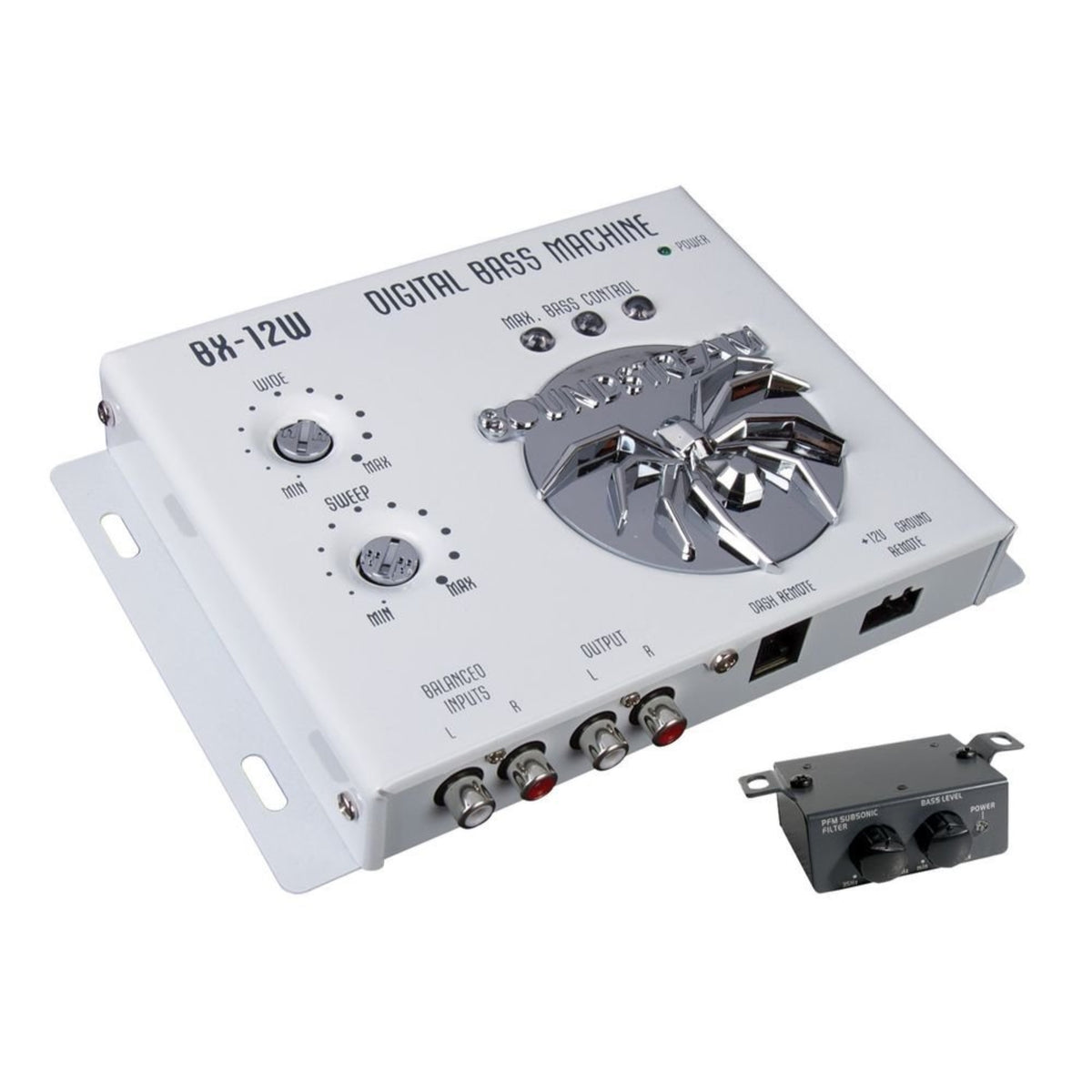 Soundstream Bx-12W Digital Bass Processor With Remote (White)
