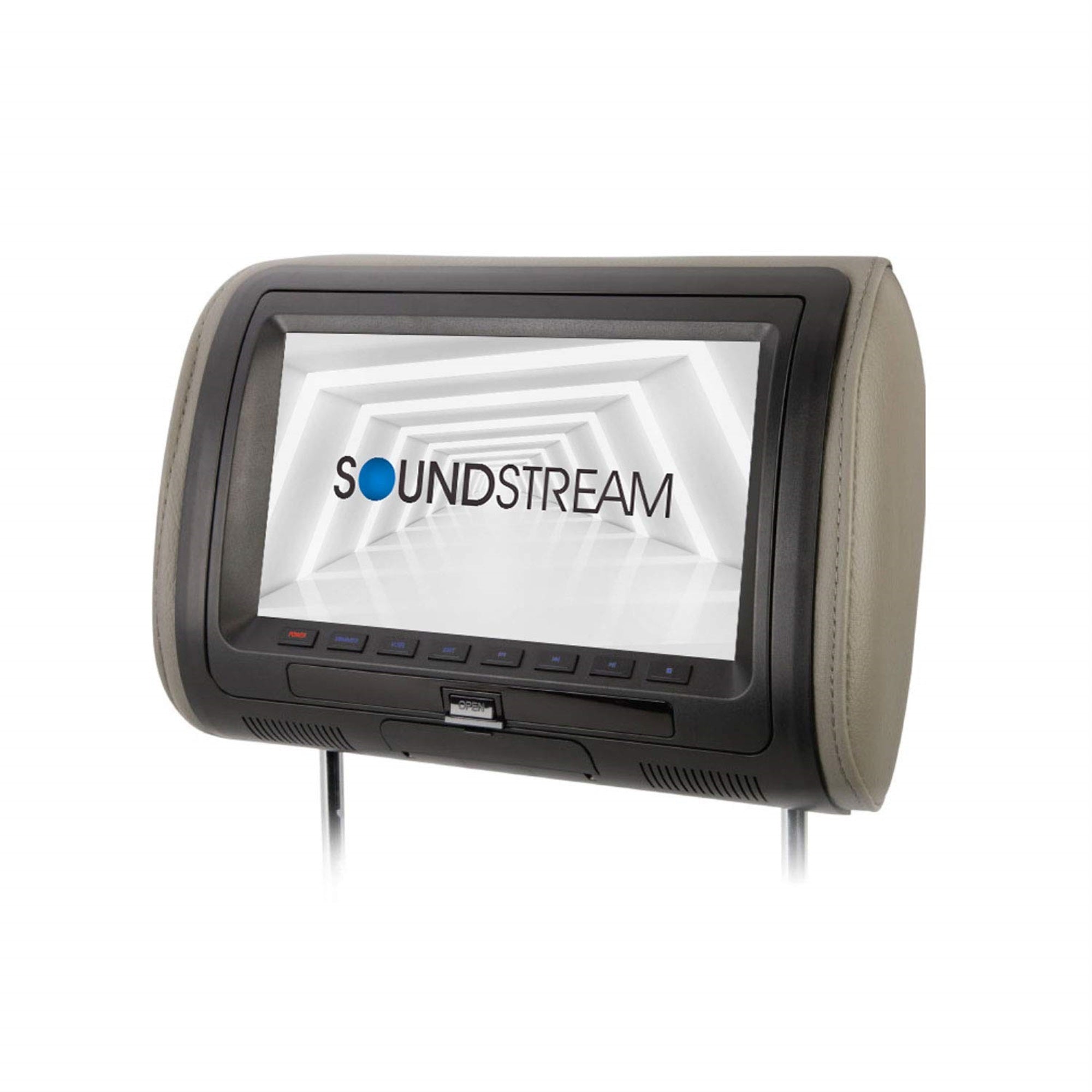 Soundstream Vhd-90Cc Universal Headrest With 9 Lcd/Dvd/3 Color Covers