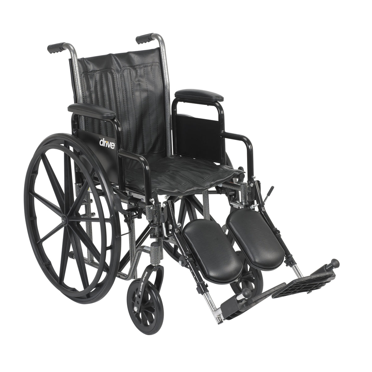 Silver Sport 2 Wheelchair, Detachable Desk Arms, Elevating Leg Rests, 16 Seat