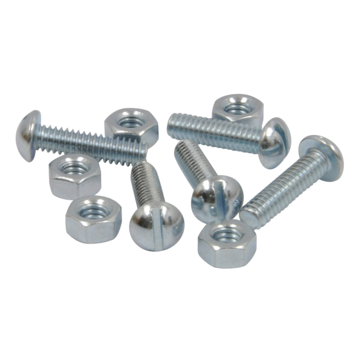 Stove Bolt And Nut 5-Pack .25In X 1In