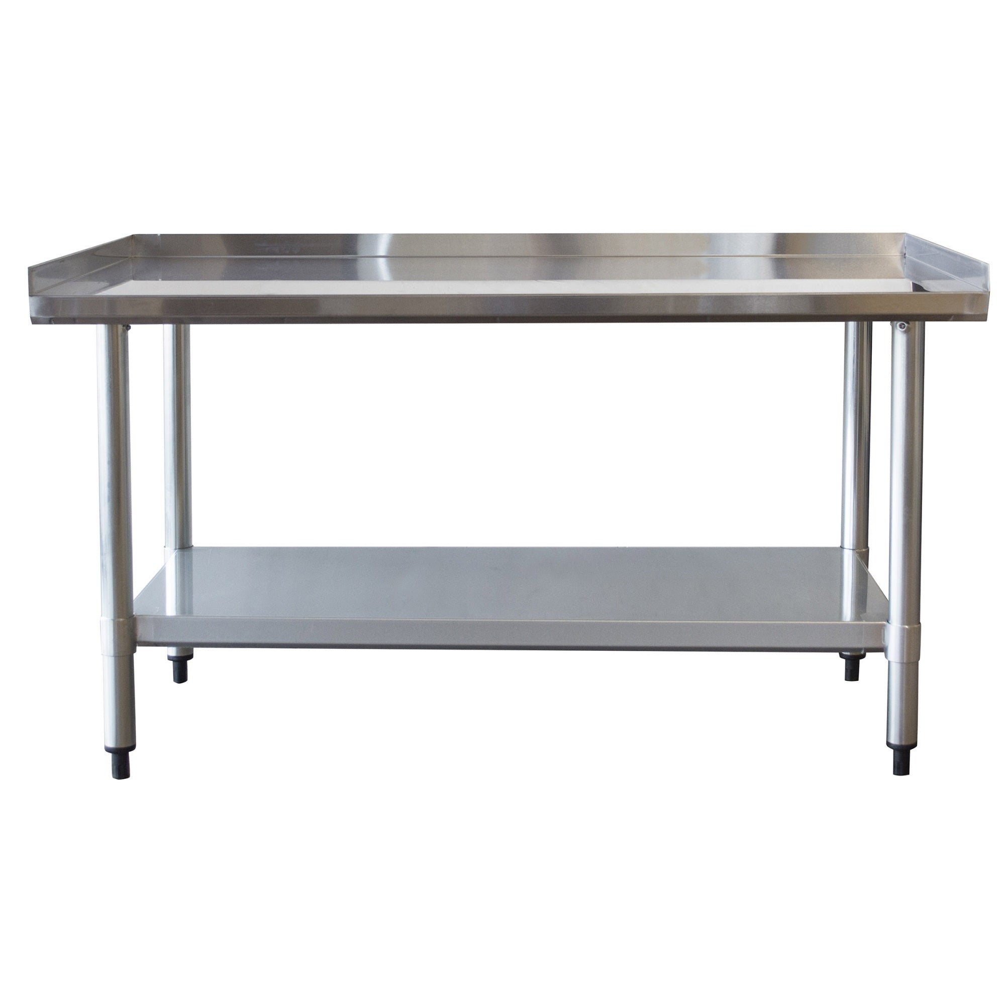 Sportsman Series Upturned Edge Stainless Steel Work Table 24 X 48 Inches