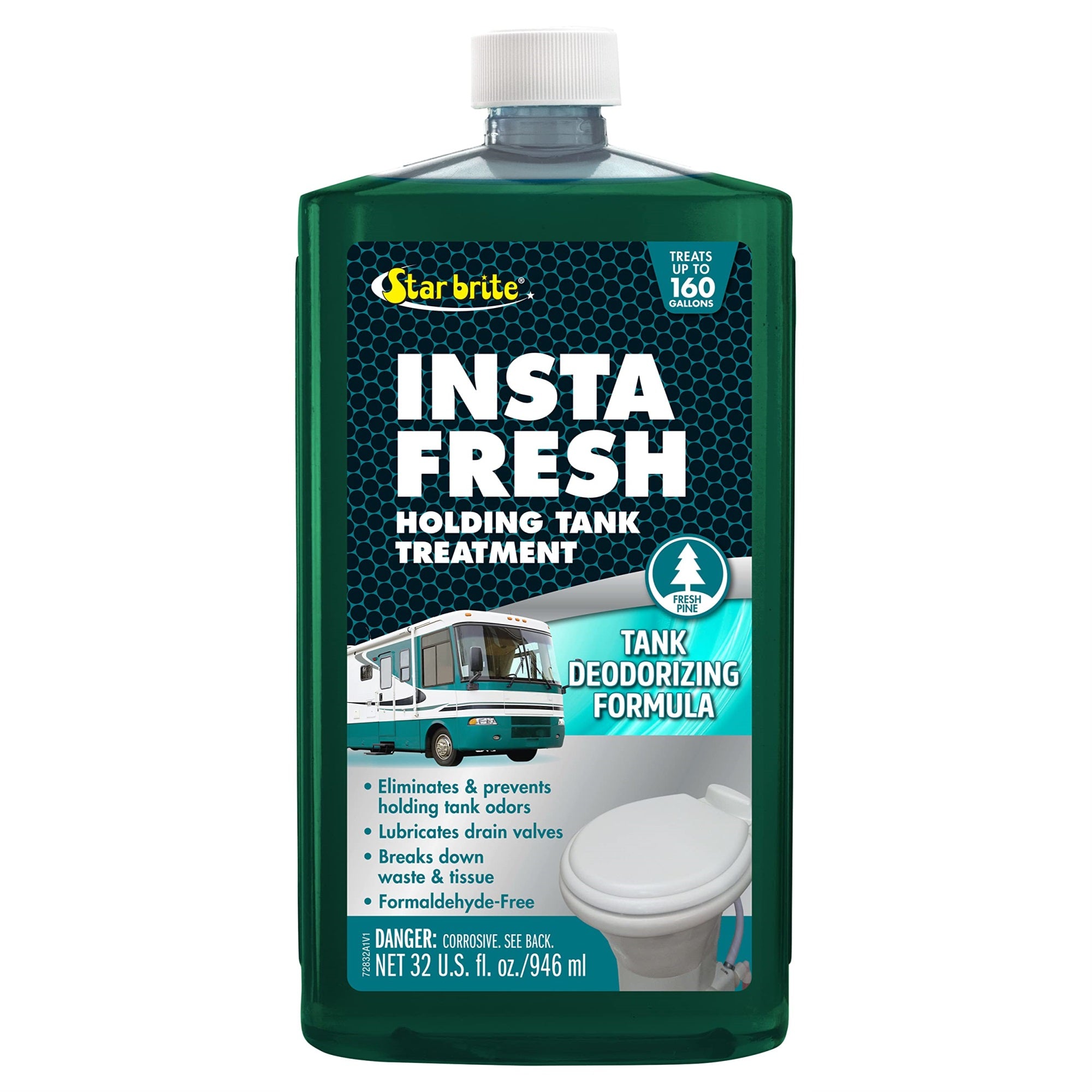 Star Brite Instafresh Holding Tank Treatment  Fresh Pine Scent - 32 Oz (072832)