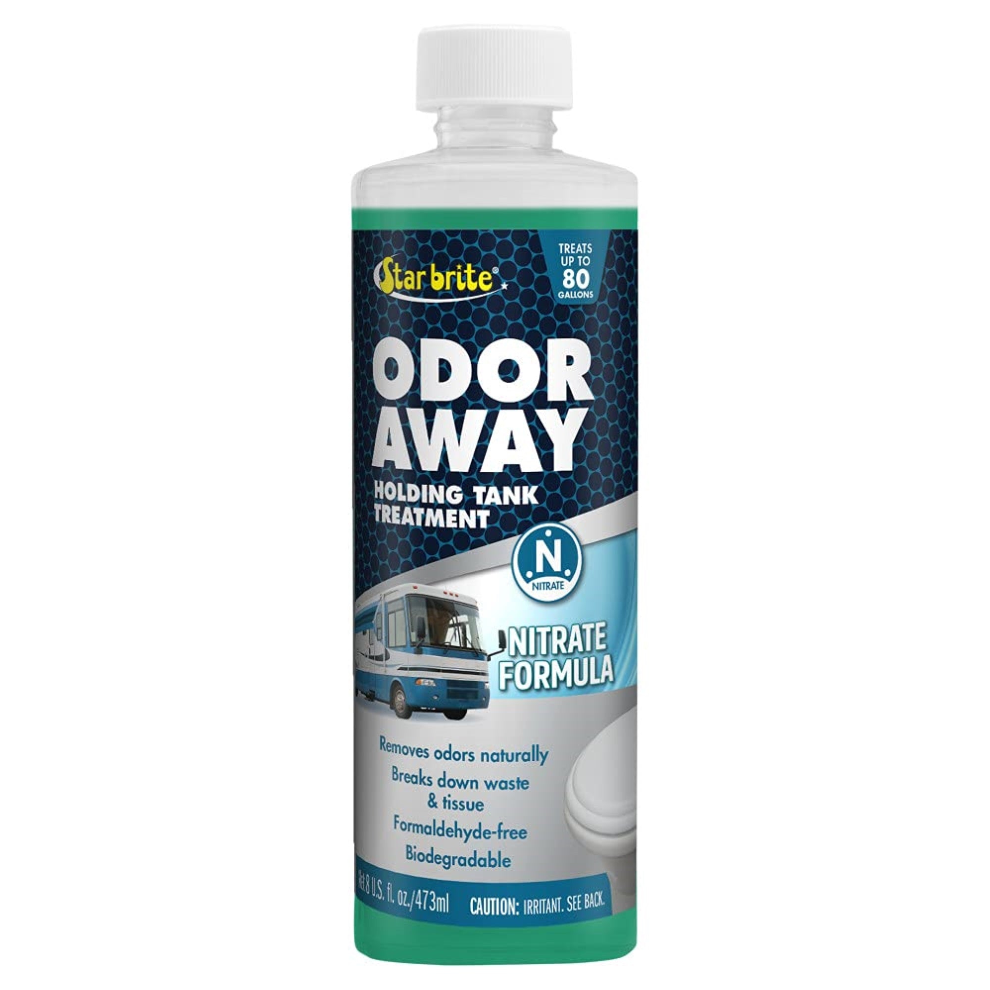 Star Brite Rv Odor Away Natural Holding Tank Treatment 8Oz 4 Pack (076308)
