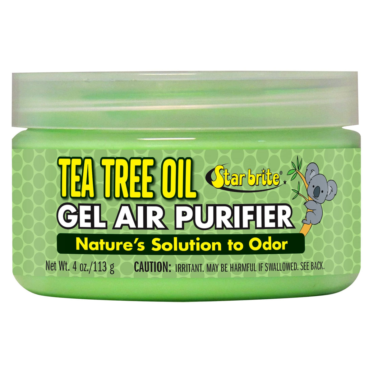 Star Brite Attia-Certified Pure Australian Tea Tree Oil Gel Air Purifier - Tub - 4 Oz (096504)