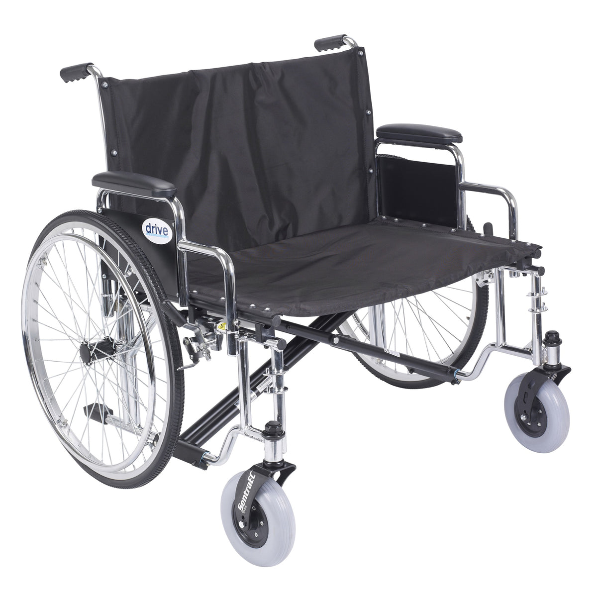 Sentra Ec Heavy Duty Extra Wide Wheelchair, Detachable Desk Arms, 30 Seat