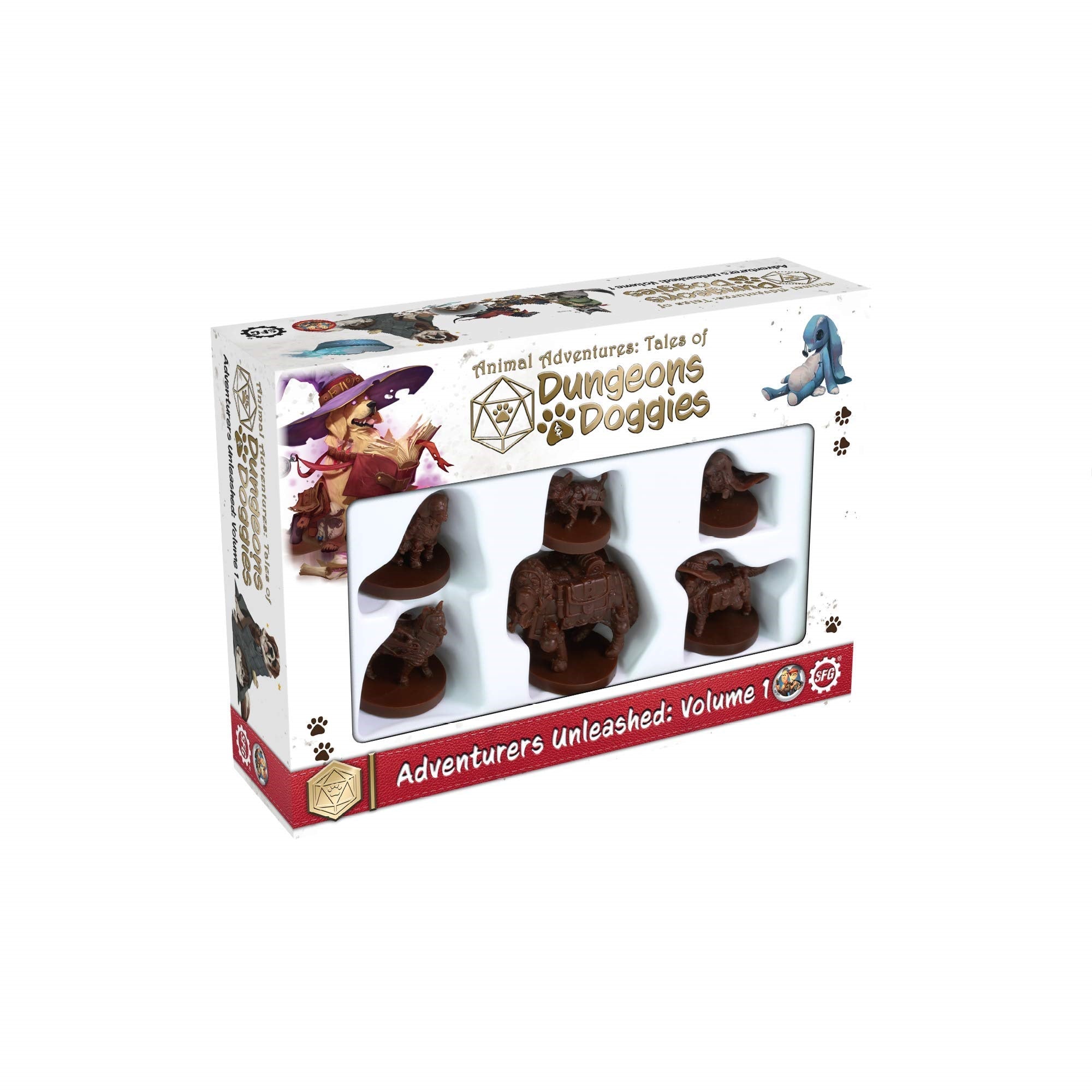 Miniature Animal Adventures: Dungeons And Doggies Box 1