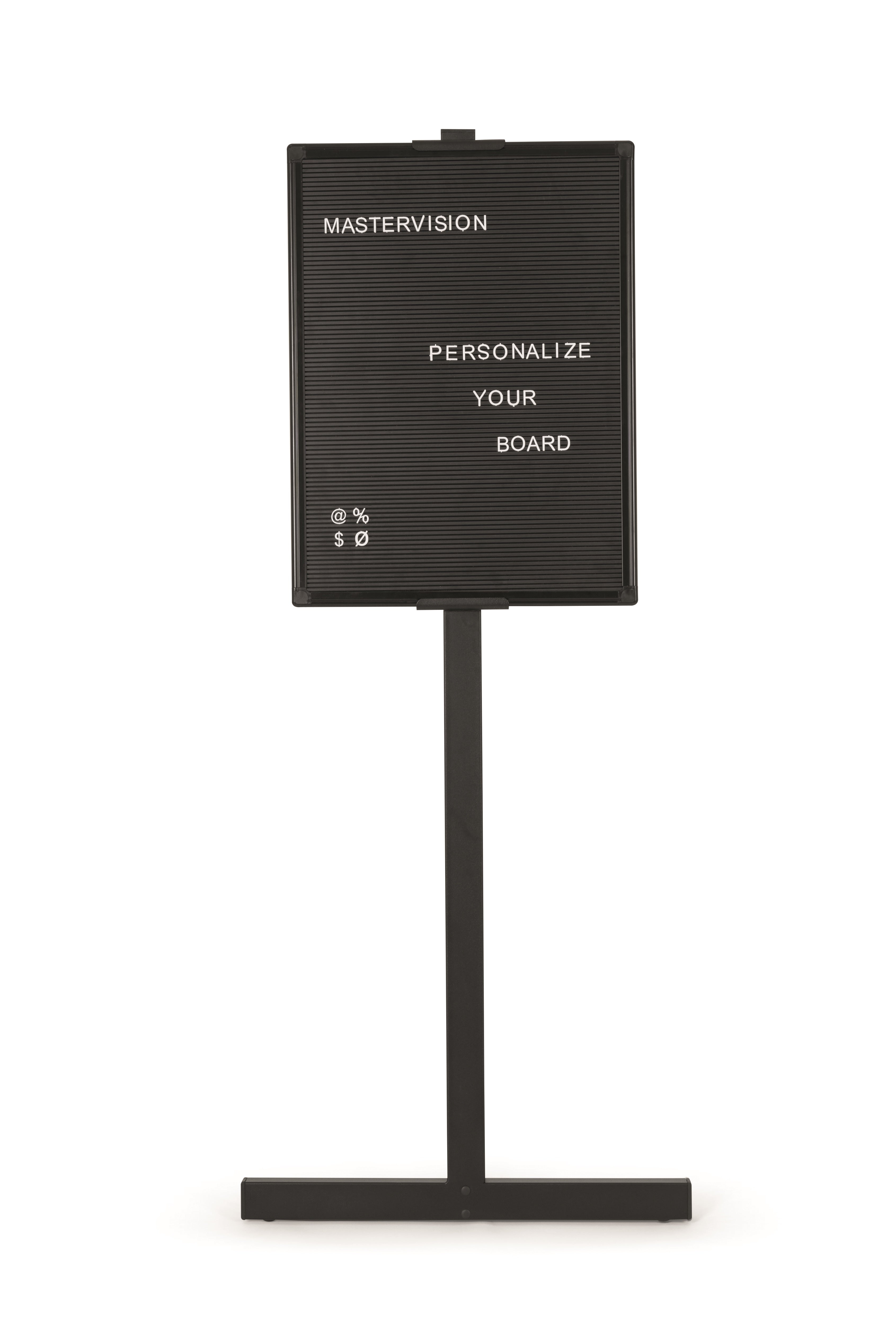 Letter Board Stand, 18X 24, Aluminum Frame, Black
