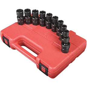 10 Pc. 3/8 Drive Metric Universal Impact Socket Set