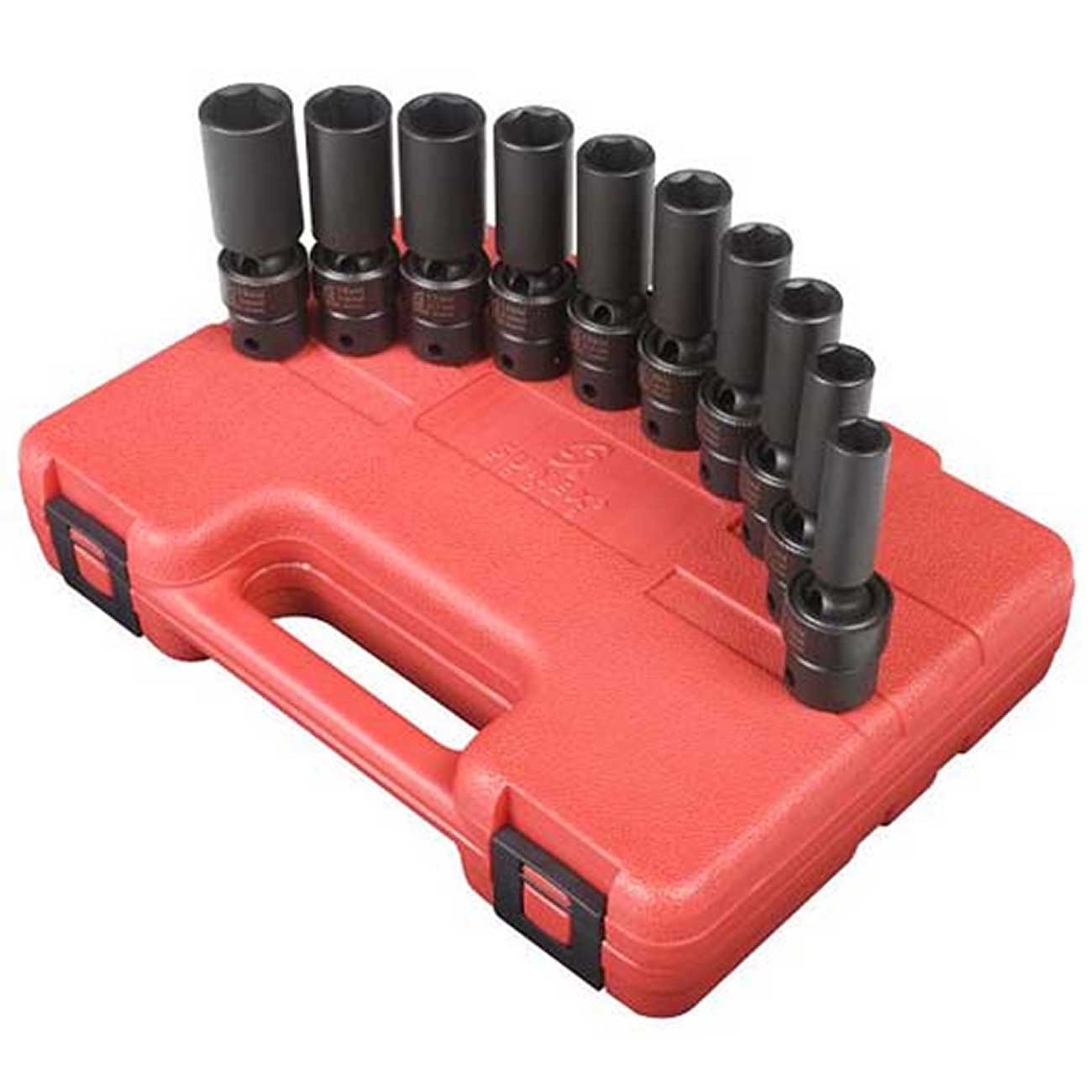3/8Dr 10Pc Dp Uni Mm Imp Set