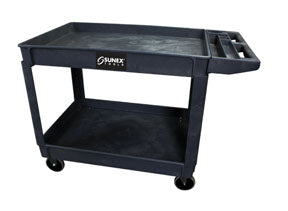 Lrg Plastic Utility Cart Black
