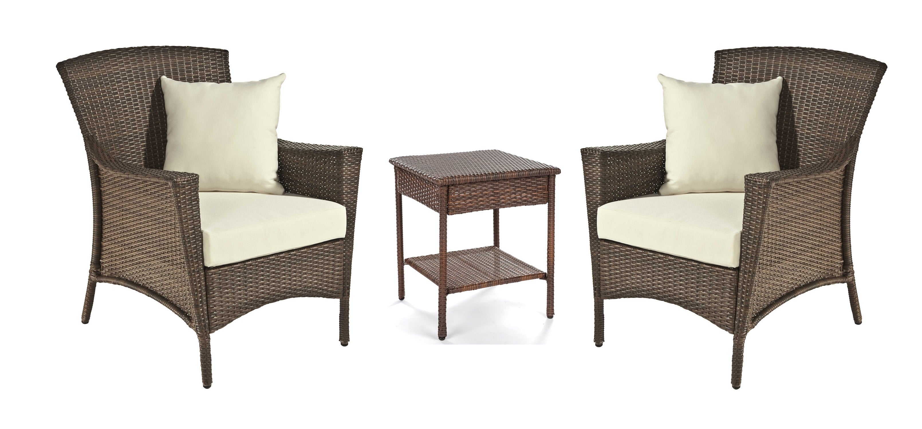 Galleon Collection Outdoor Garden Patio Furniture 3Pc Set W/ Table