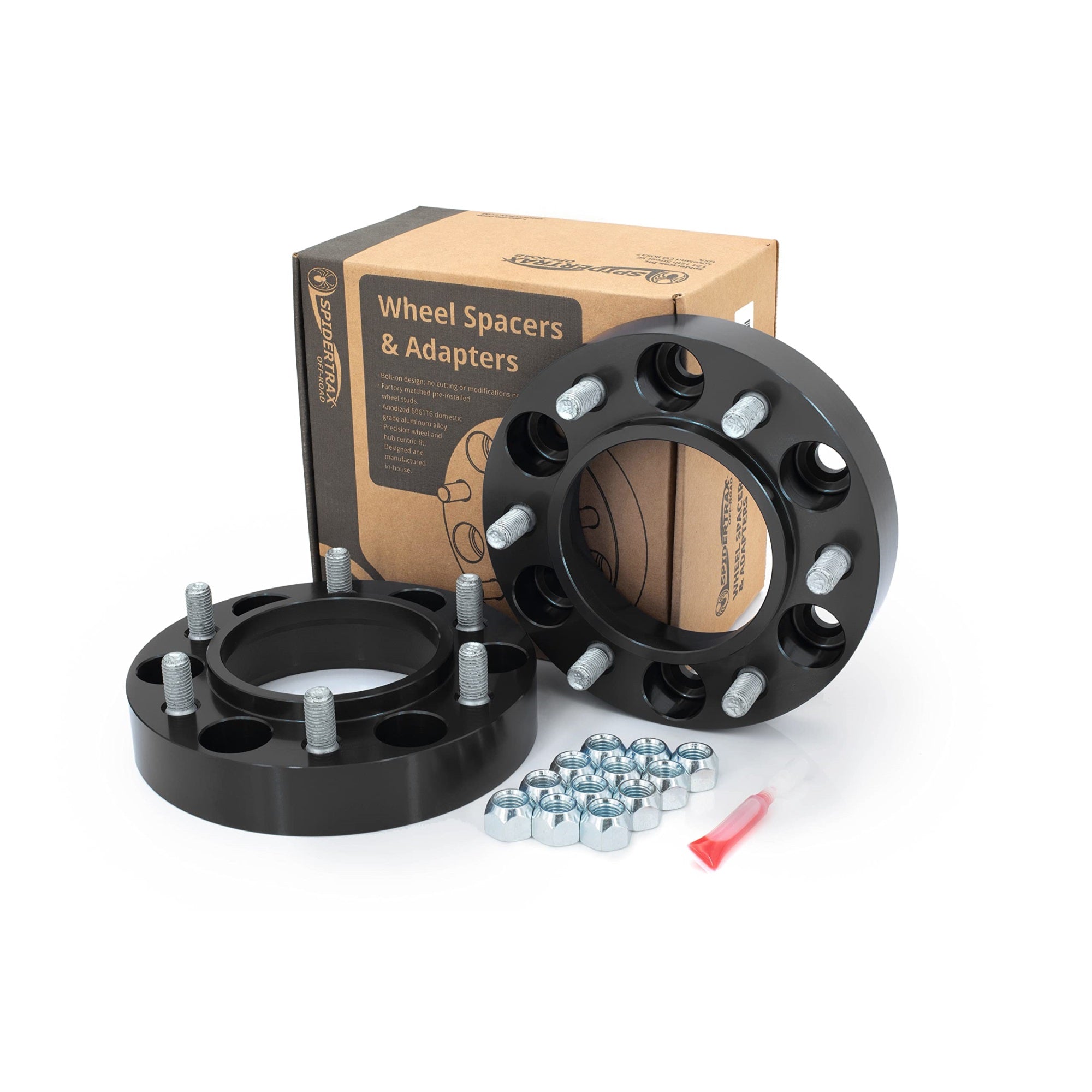 Spidertrax Whs007 Black Wheel Spacer Kit