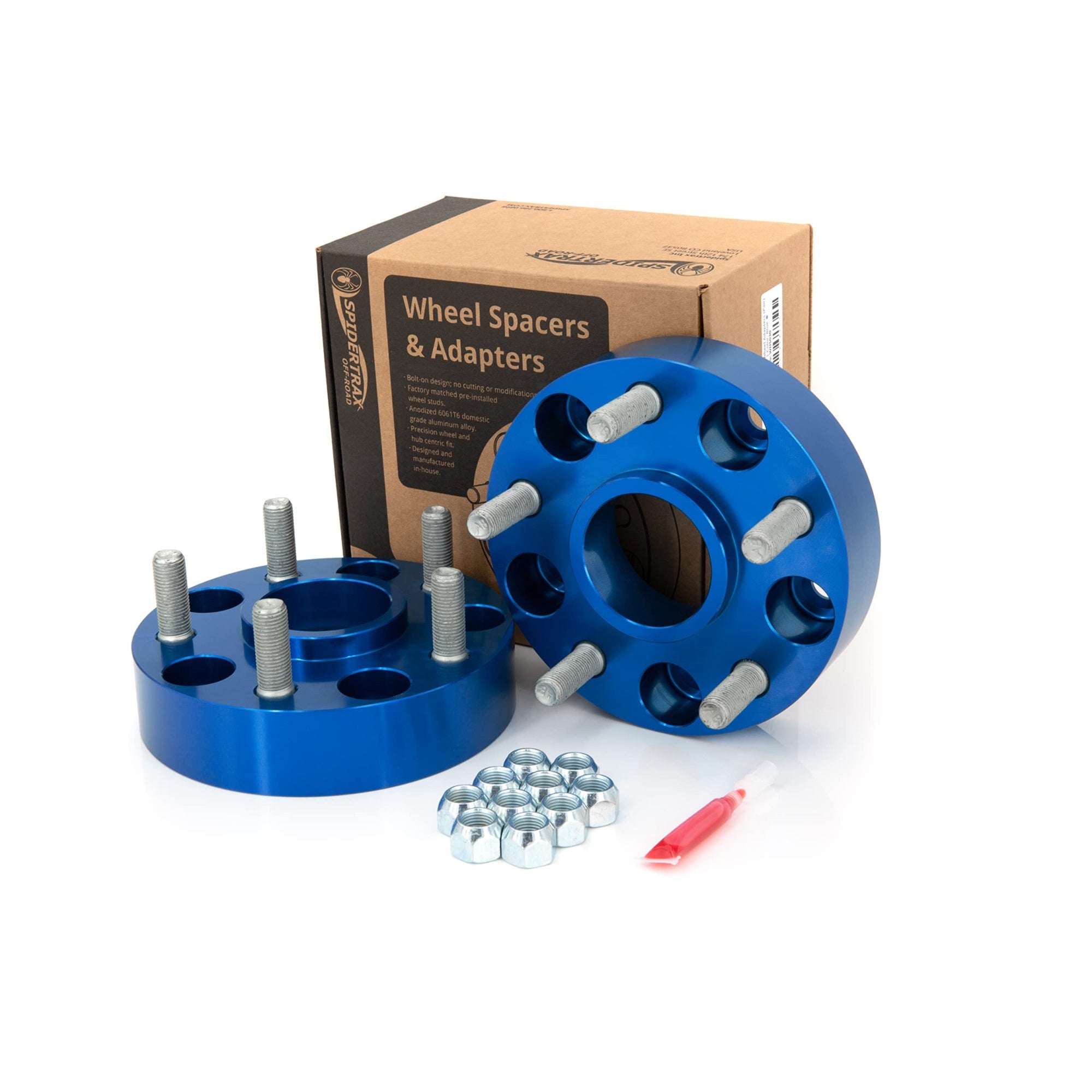 Spidertrax Whs024 Blue Wheel Spacer Kit